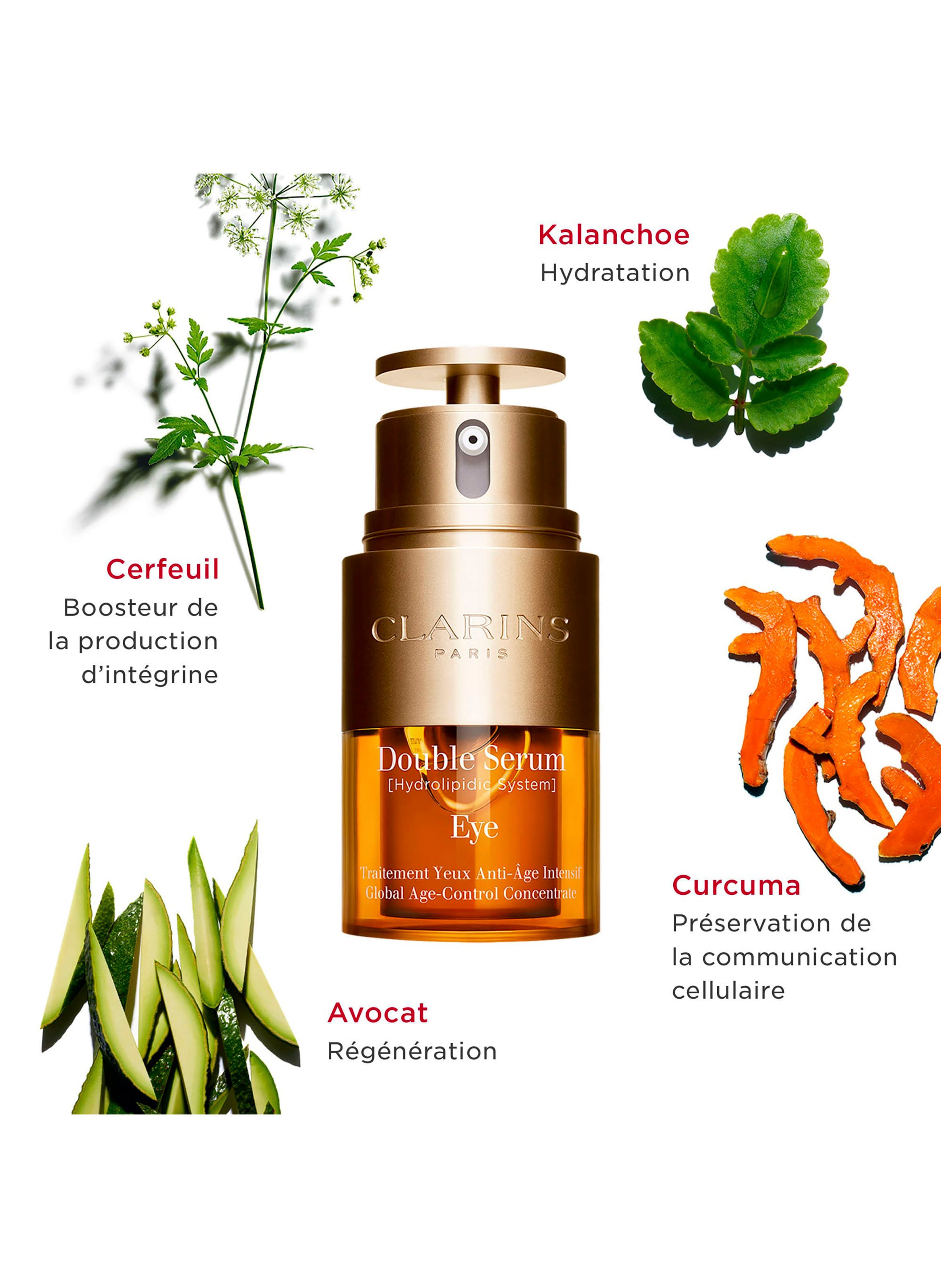 Double Serum Eye intensive anti-ageing concentrate CLARINS No color