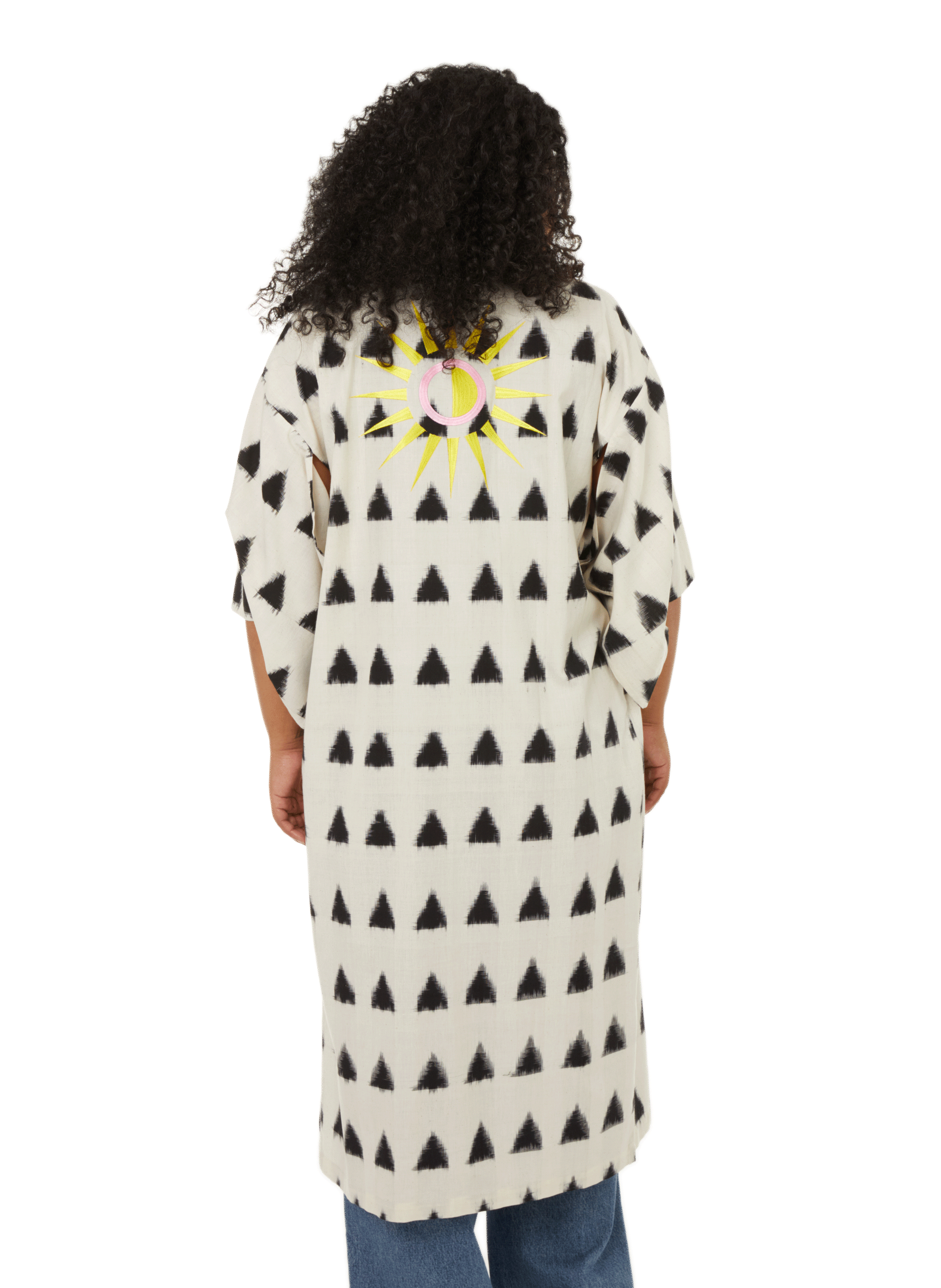 Kimono imprimé en coton KLEED Multicolore