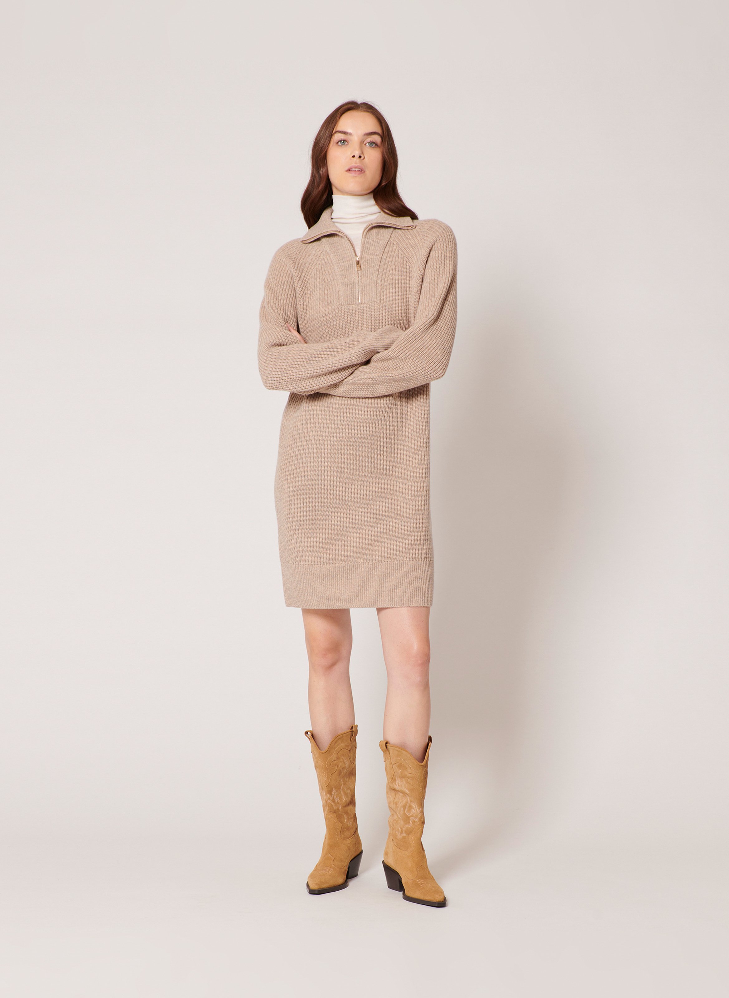 Robe  remma ZAPA Marron