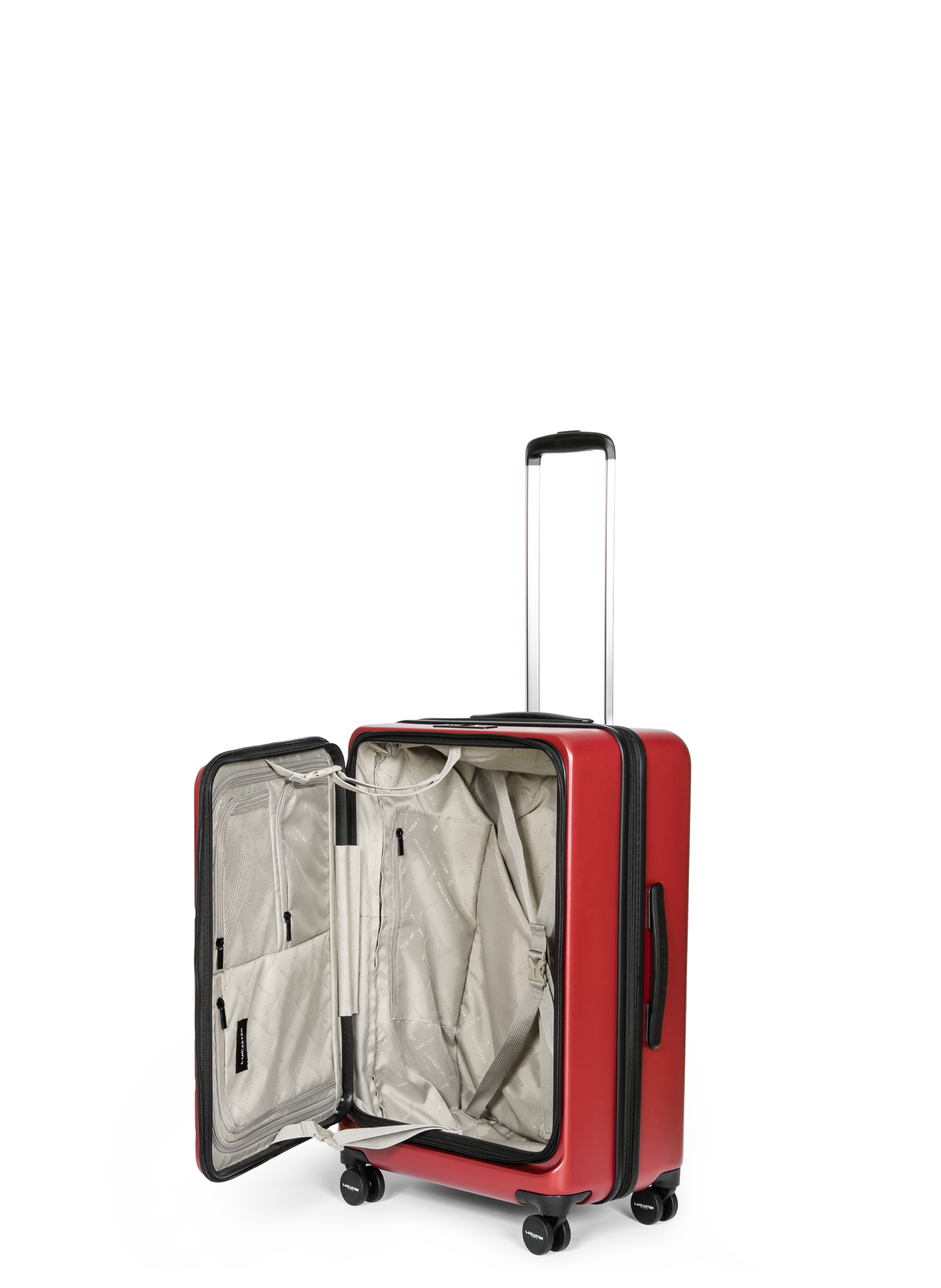 Assortment of 3 luggage - Luggage LANCASTER Red