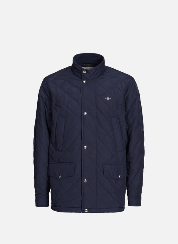 Veste droite matelassée Bleu by GANT GANT Veste droite matelassée Bleu