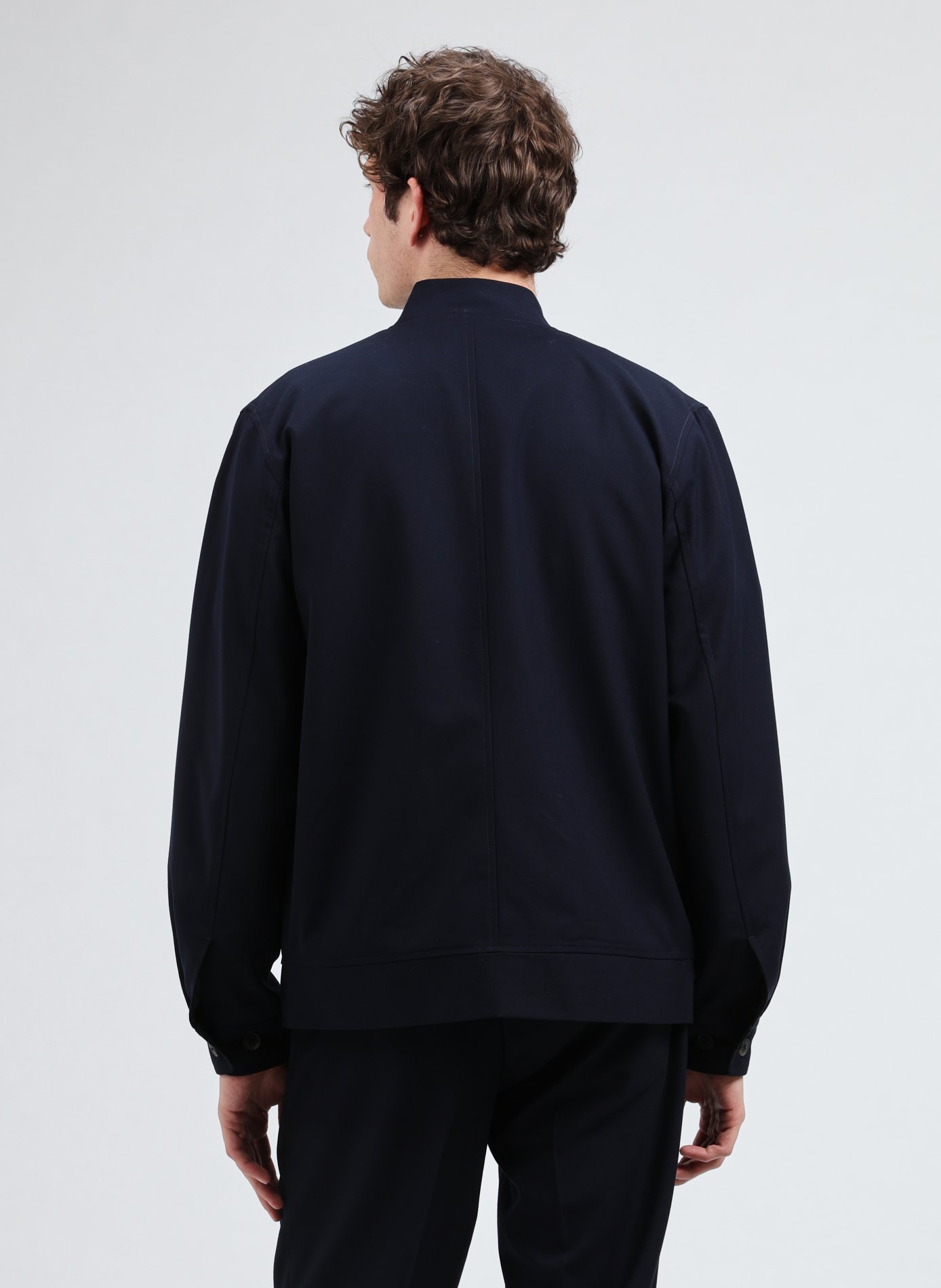 Blouson droit col baseball LES DEUX Bleu