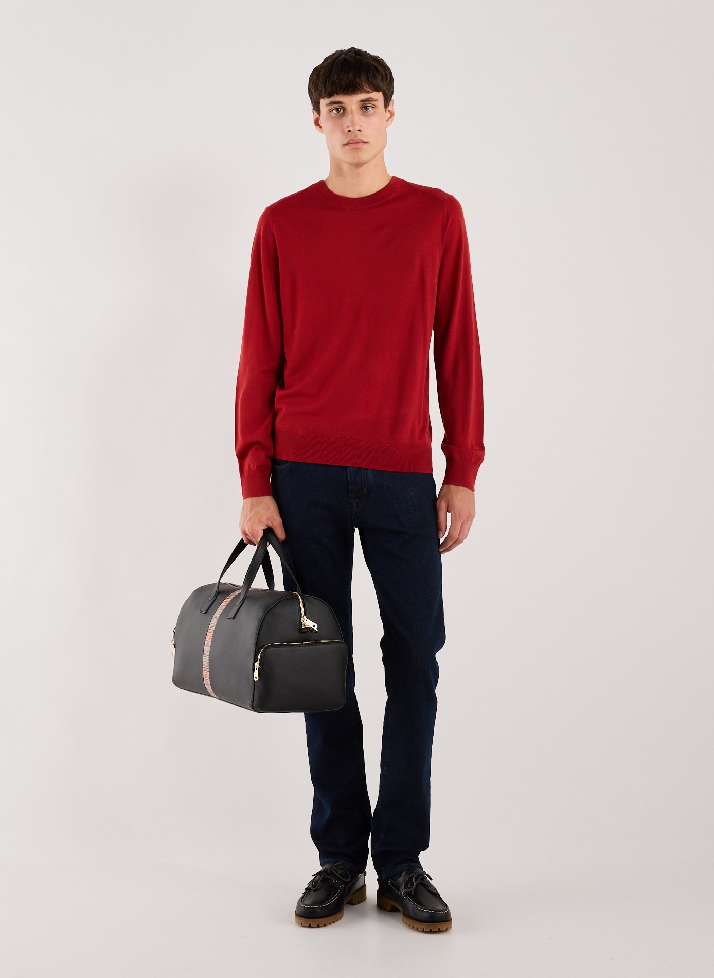 Leather travel bag PAUL SMITH Black