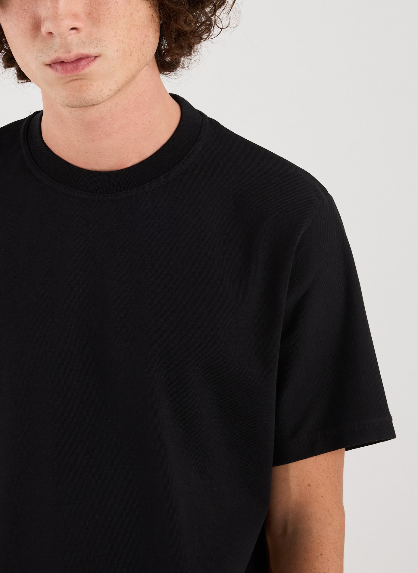 Straight printed cotton T-shirt ARTE ANTWERP Black