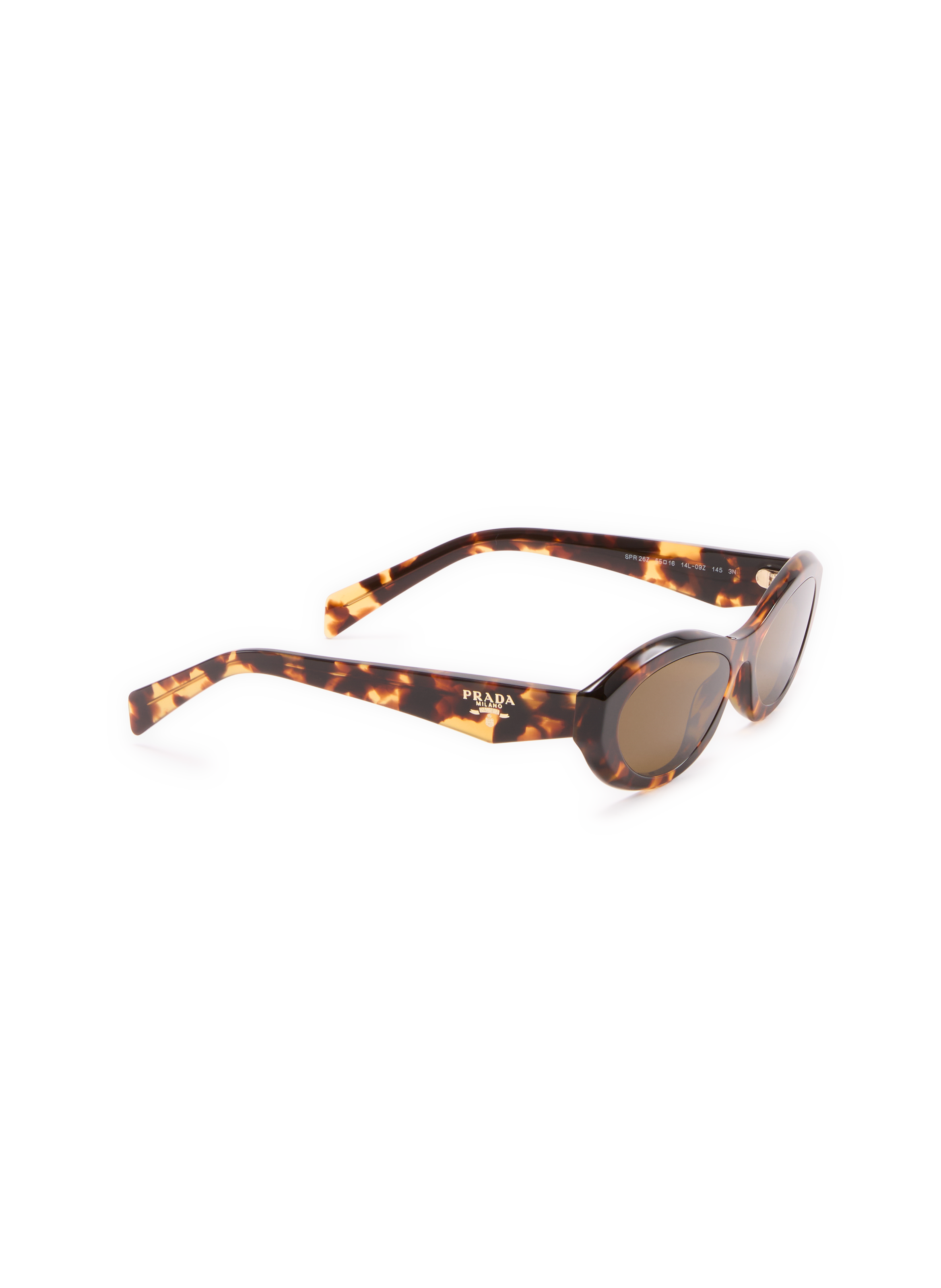 Lunettes de soleil ovales PRADA Multicolore