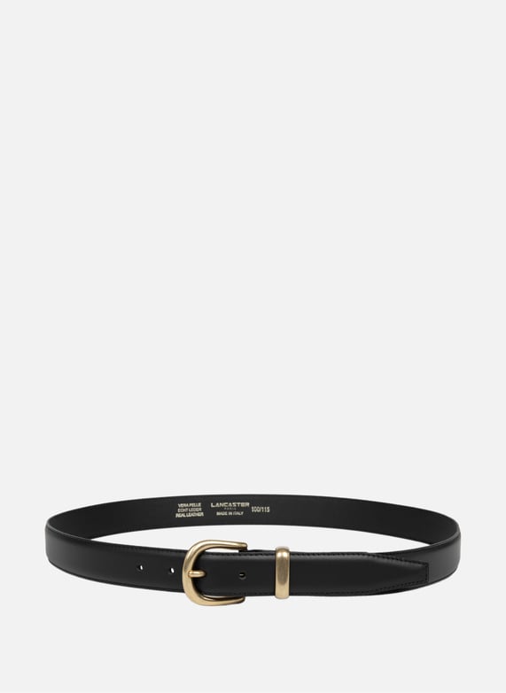 Ceinture - ceinture cuir lisse femme | Noir by LANCASTER Ceinture - ceinture cuir lisse femme Noir