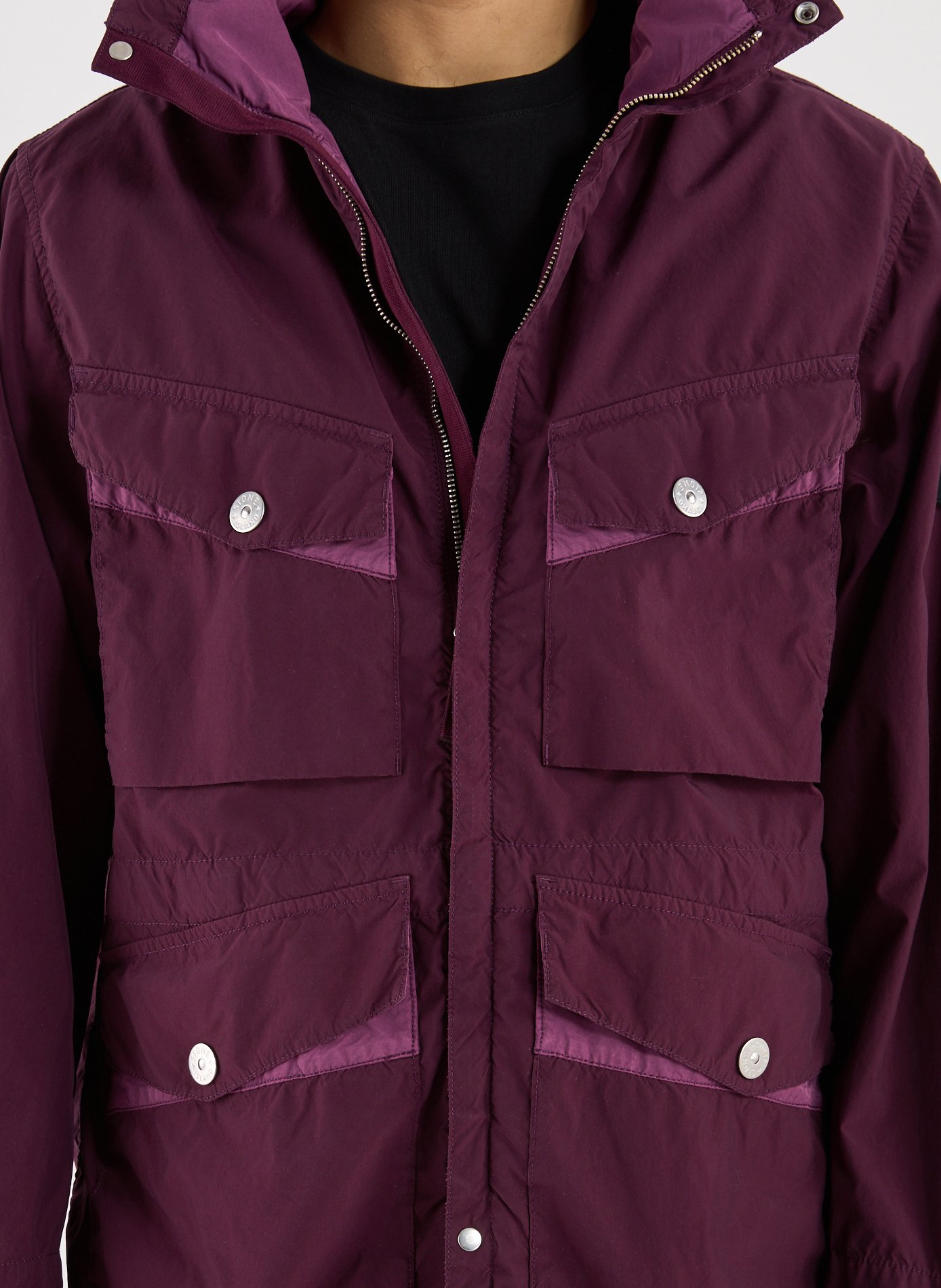 Veste coupe-vent Light Compact  STONE ISLAND Rouge