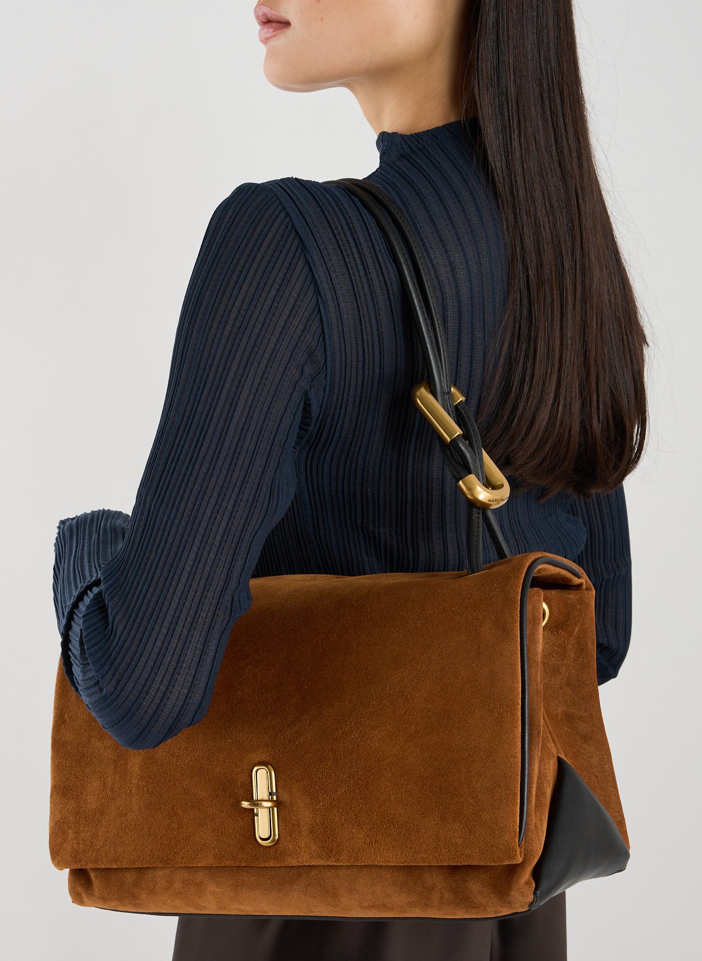 Sac à bandoulière en cuir  MARC JACOBS Marron