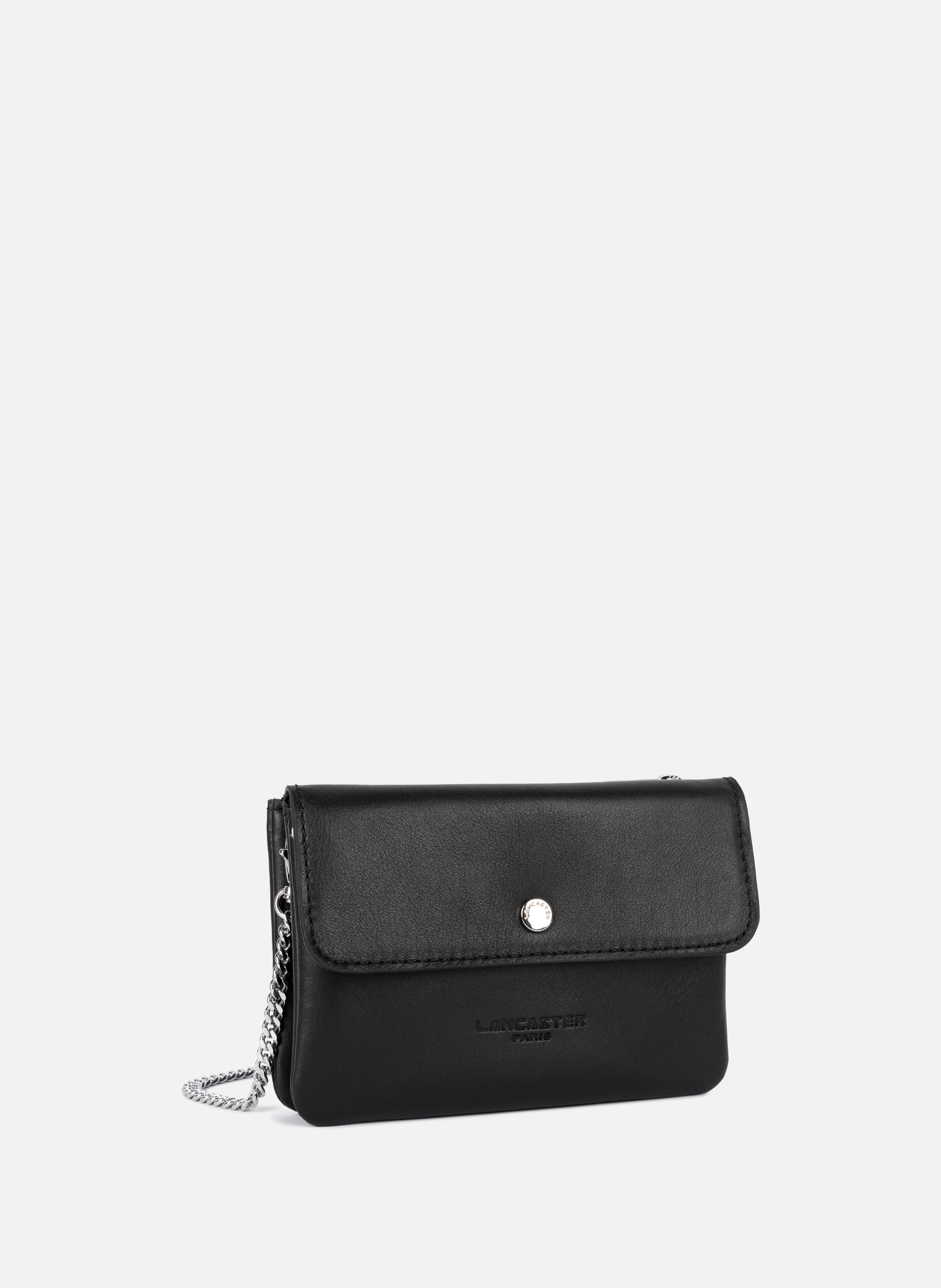 Petit double pochette - soft pm LANCASTER Noir