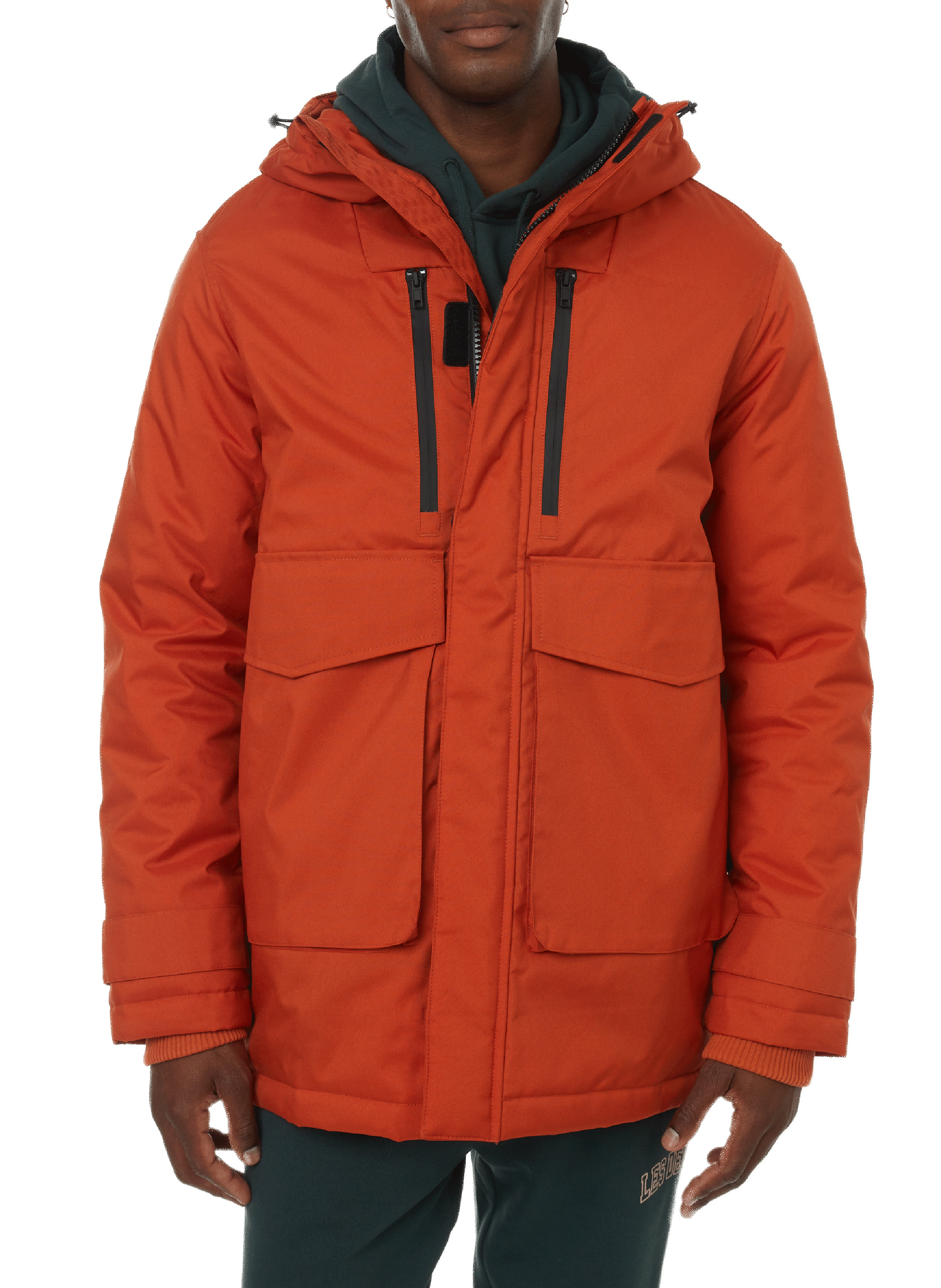 45.EW Parka à capuche Orange