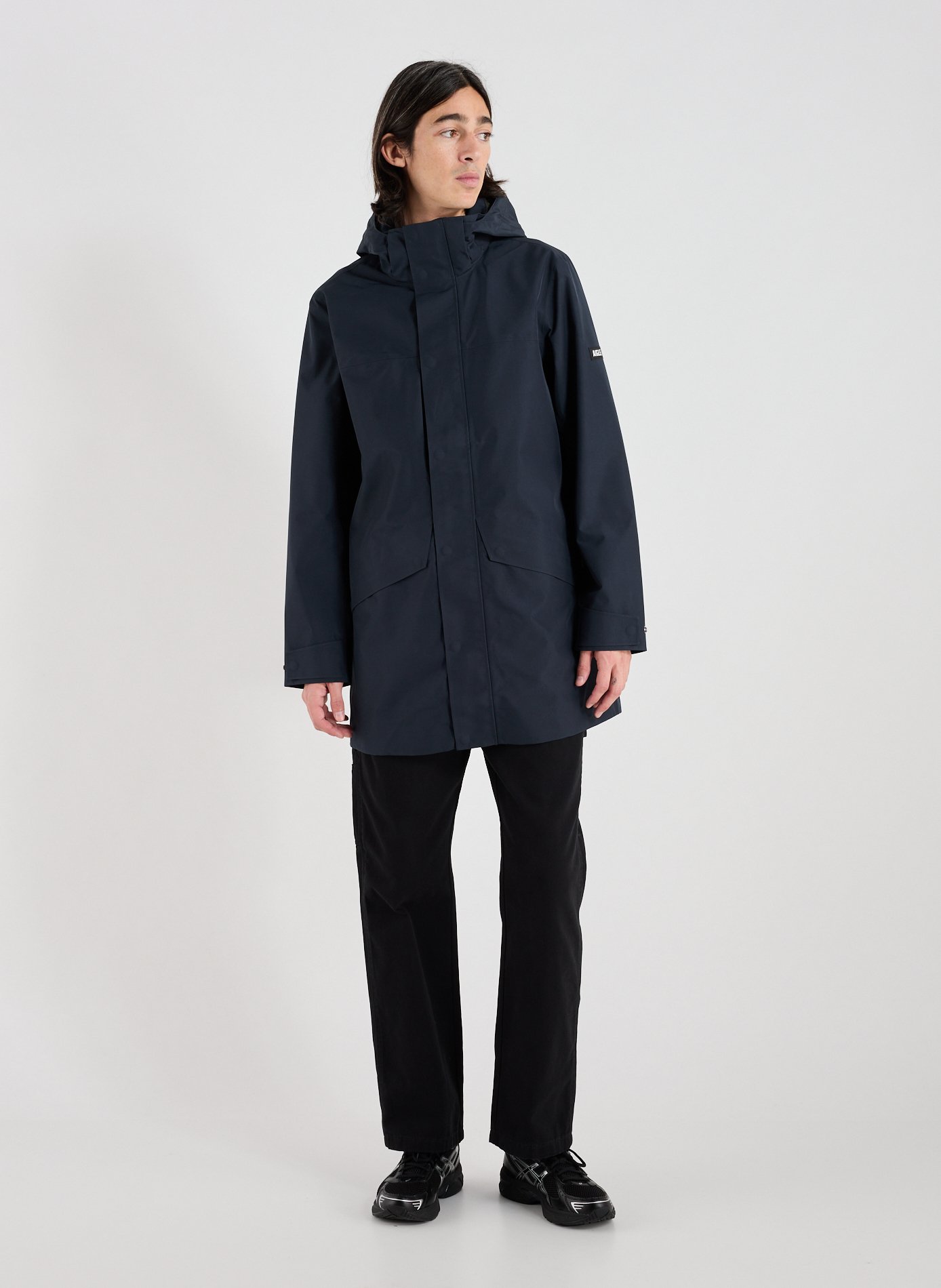 Parka imperméable à capuche AIGLE Bleu