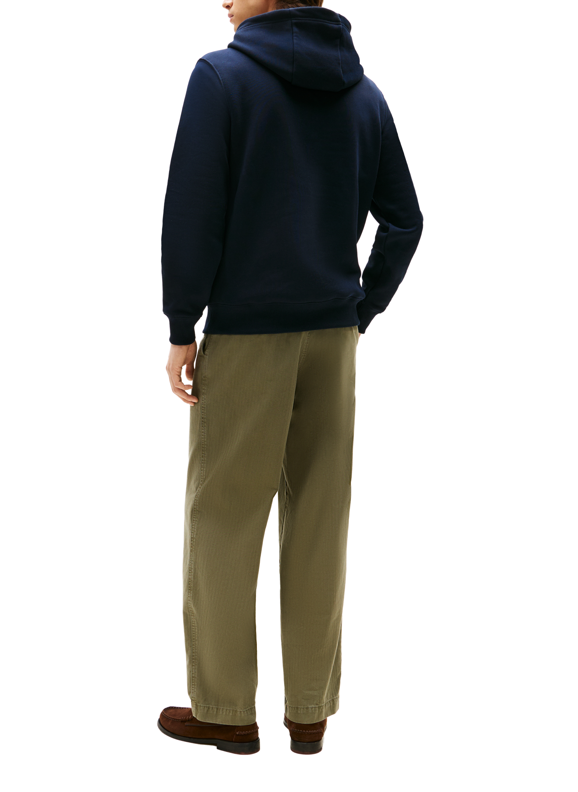 Sweat à capuche avec logo brodé TOMMY HILFIGER Bleu