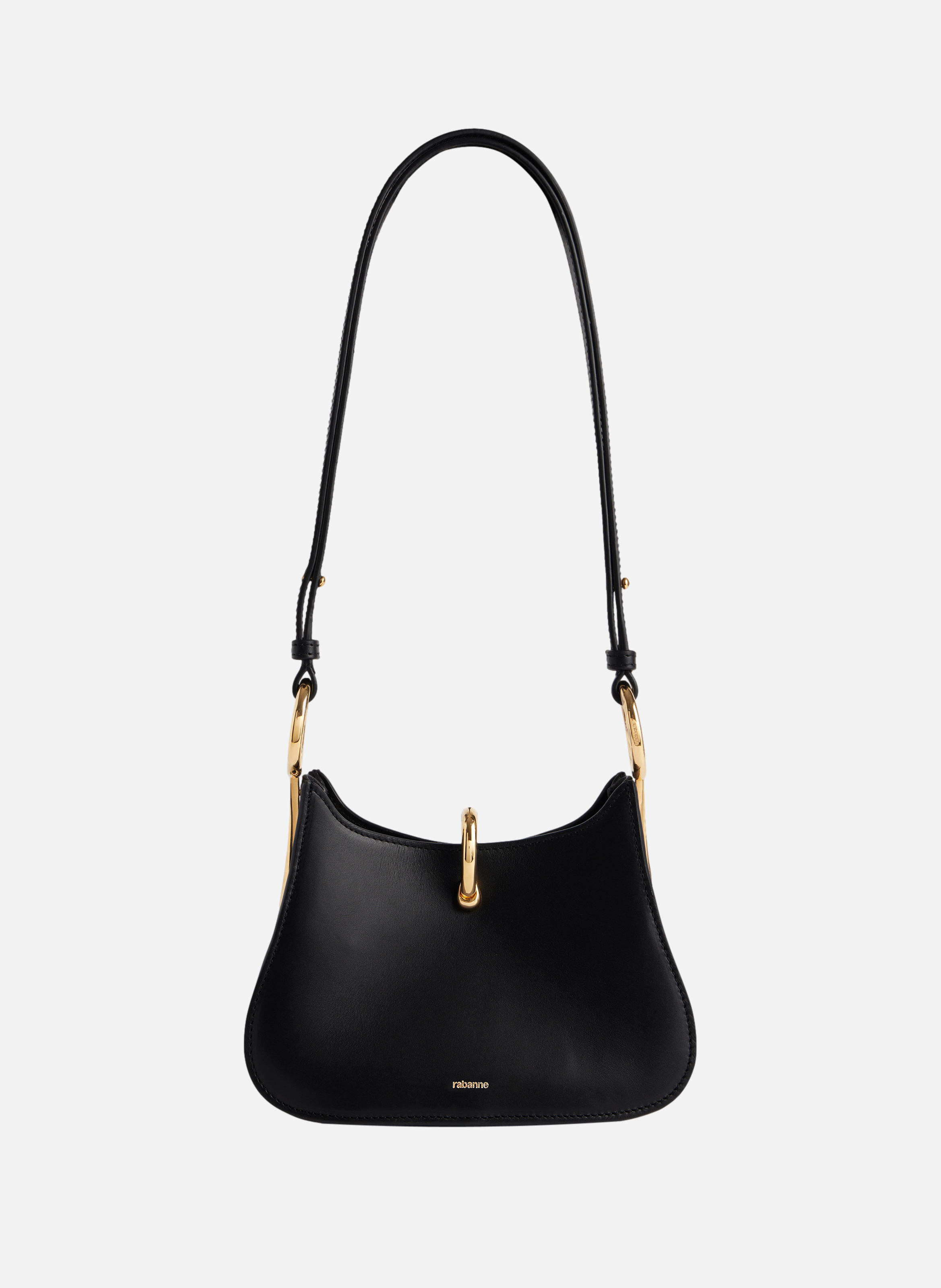Sac ring en cuir RABANNE Noir