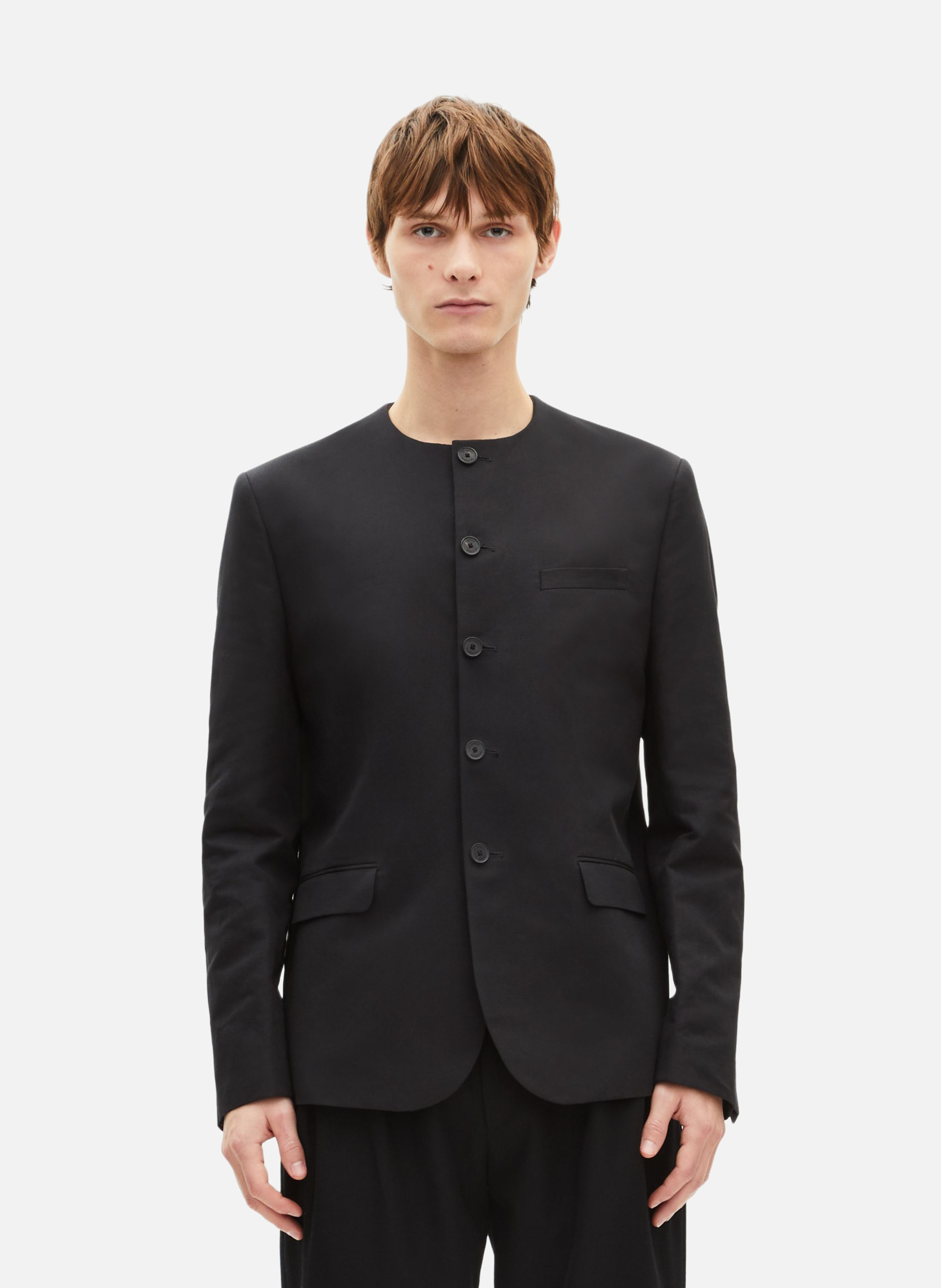 Veste sans col THE KOOPLES Noir