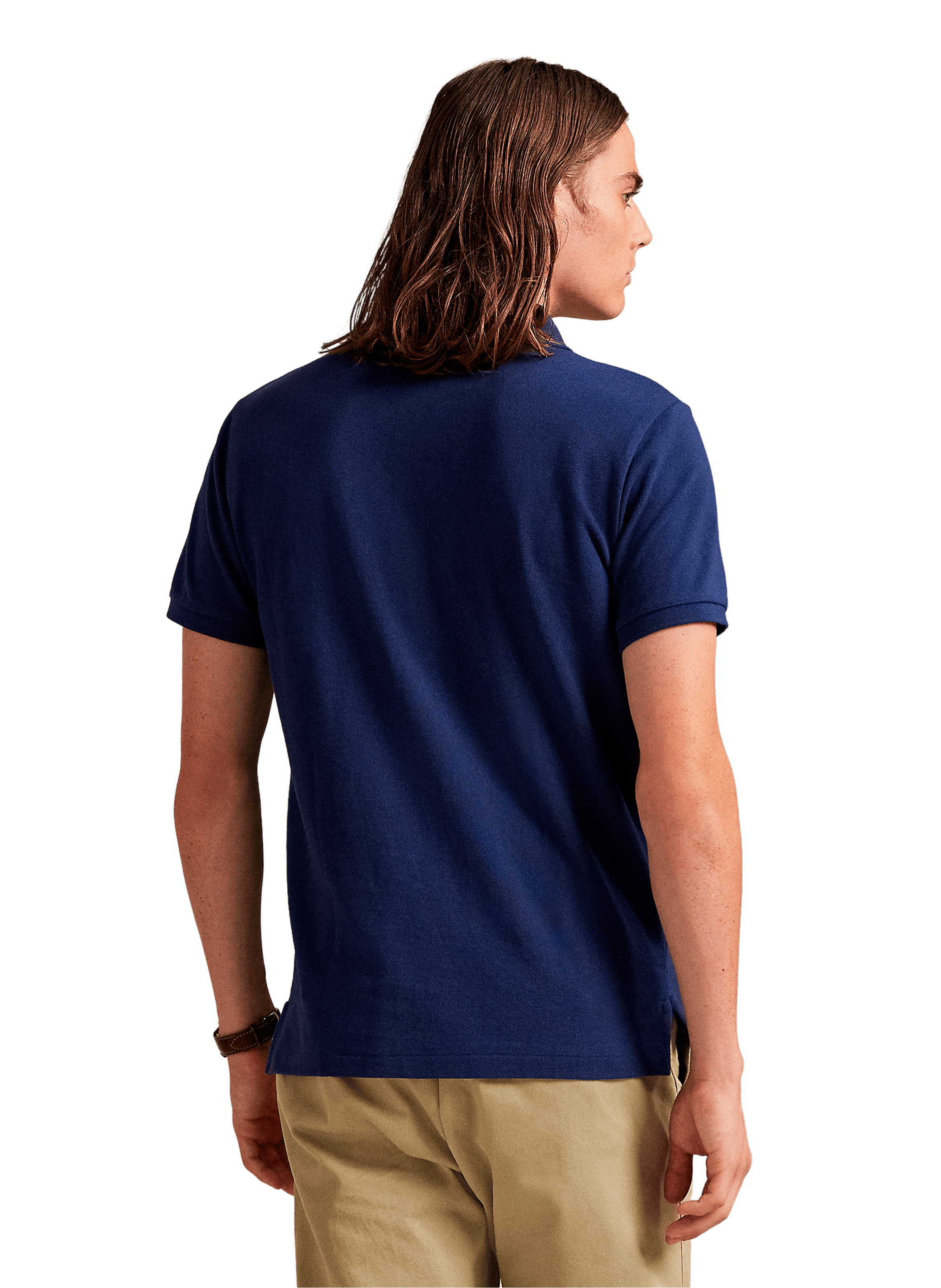 Cotton piqué polo shirt POLO RALPH LAUREN Blue