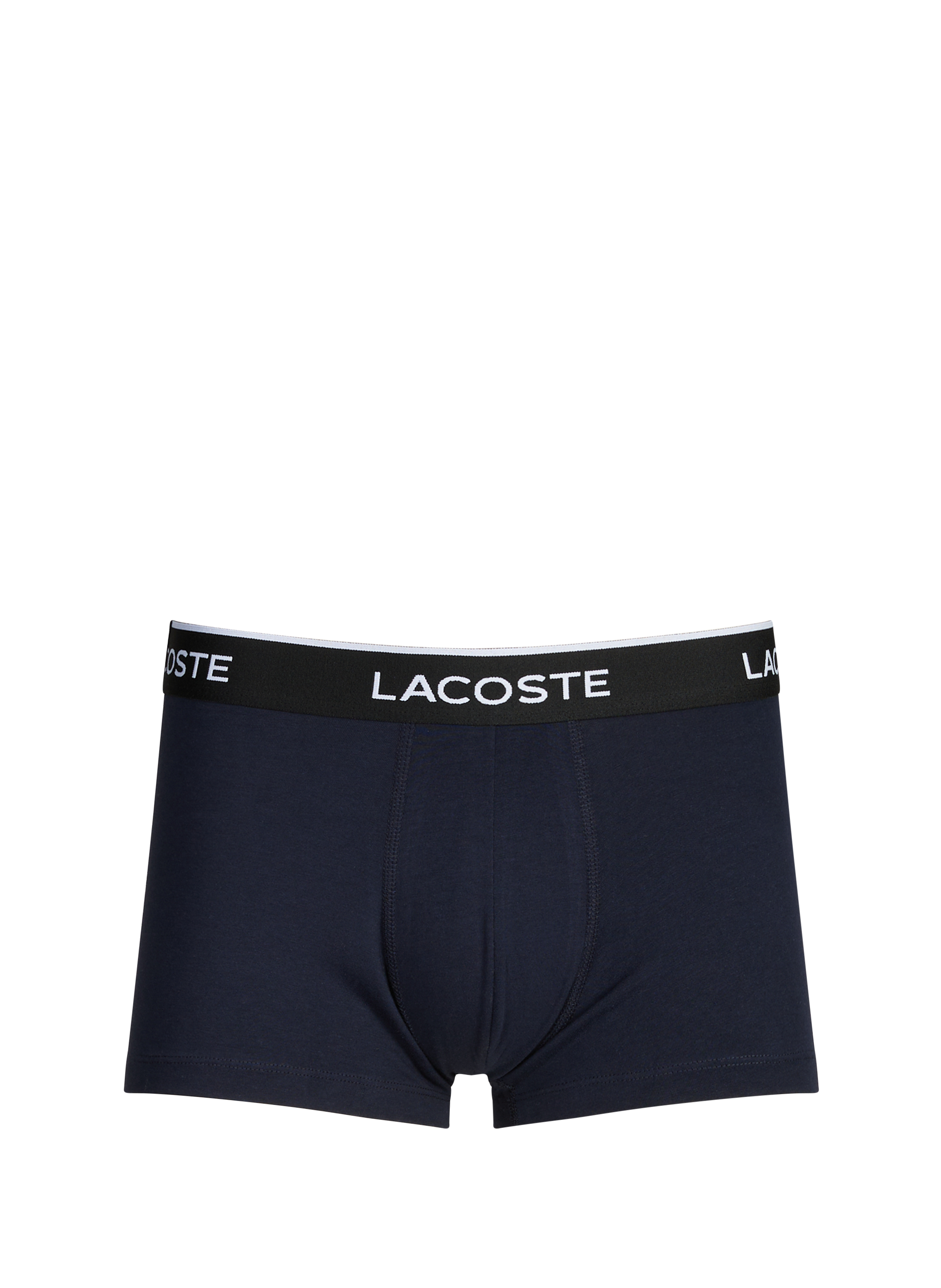 Lot de 3 boxers en coton mélangé LACOSTE Multicolore