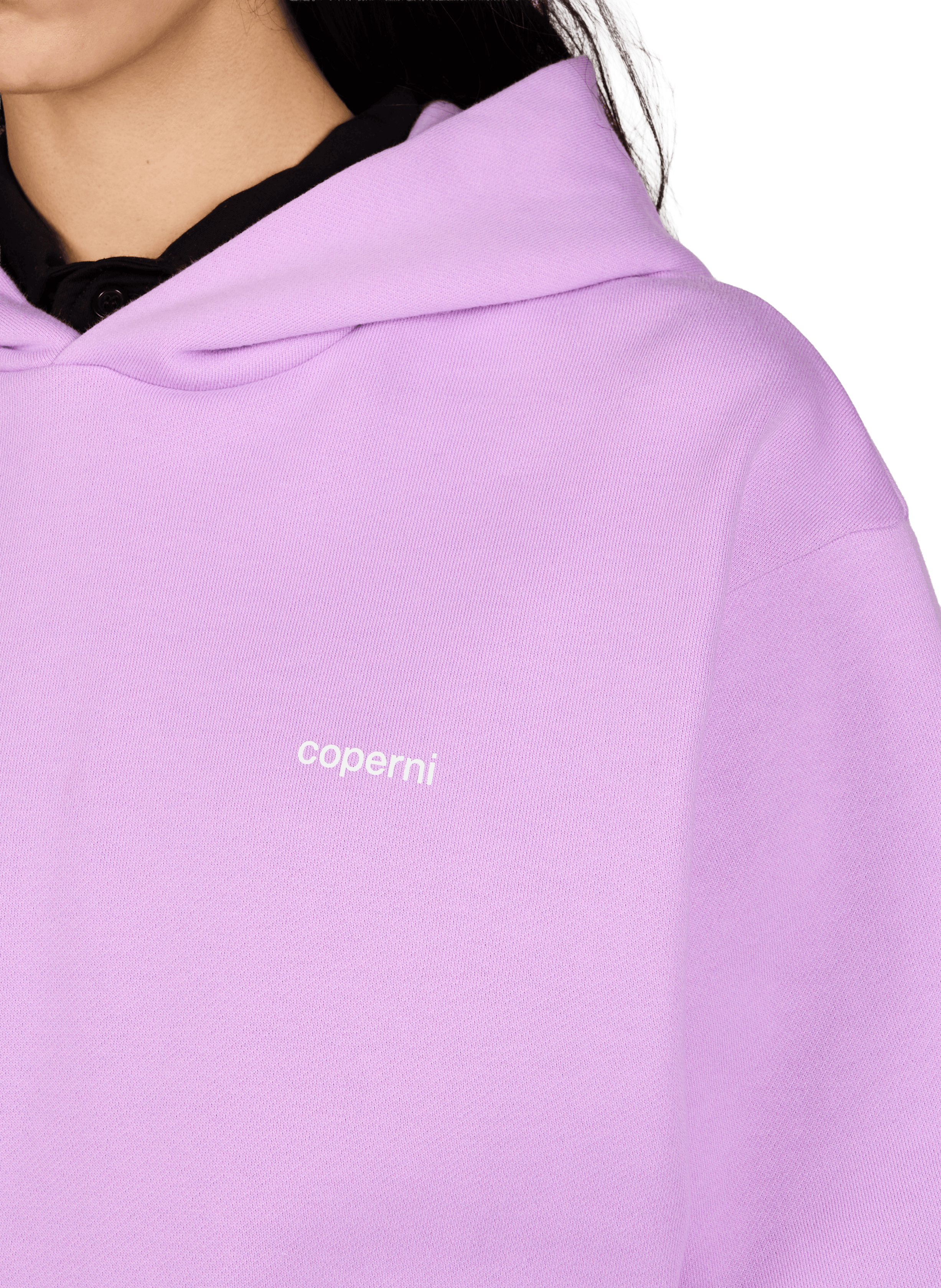 Hoodie à logo en coton mélangé COPERNI Multicolore