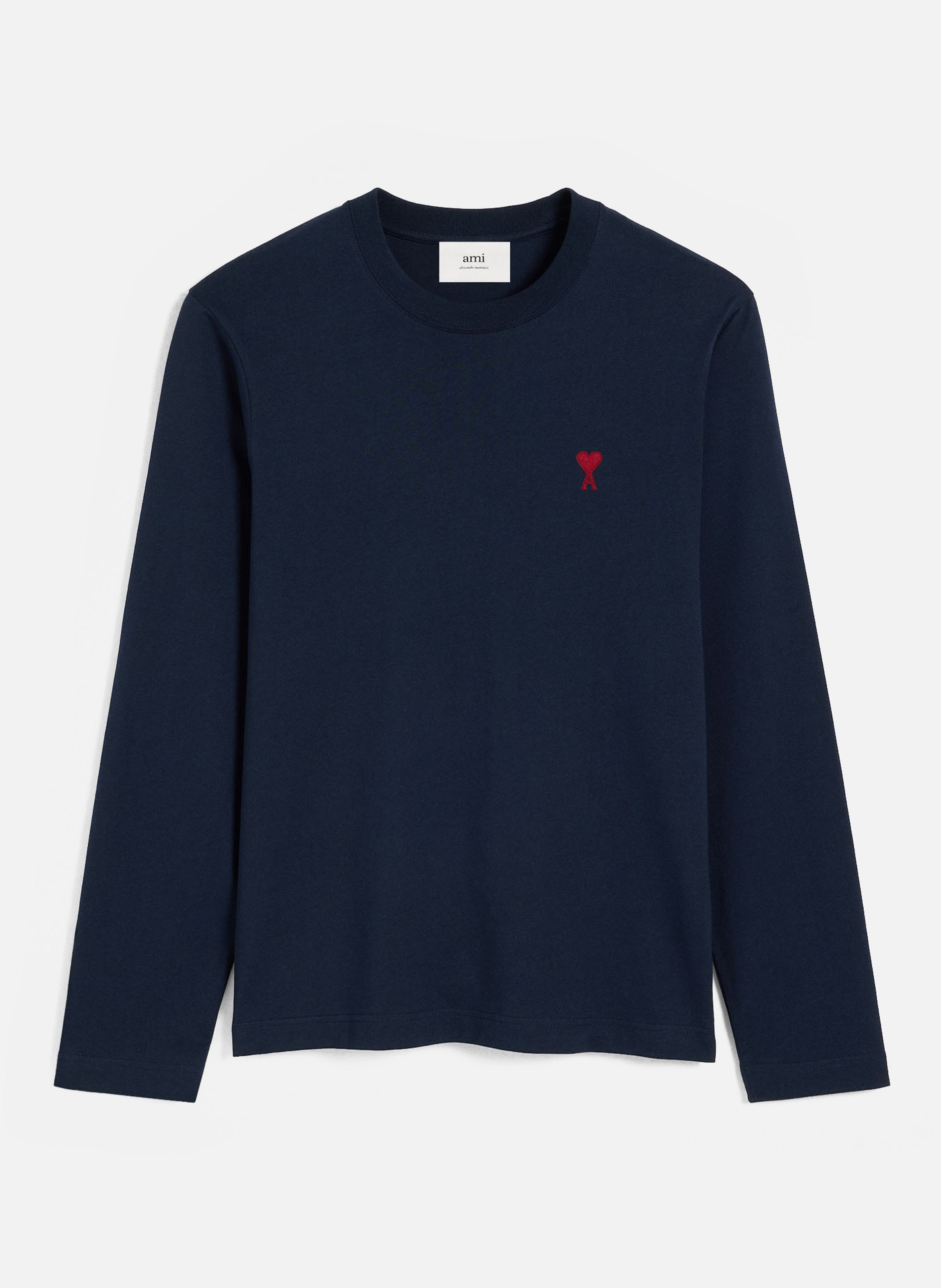 T-shirt Manches Longues Ami de Coeur Rouge unisexe AMI PARIS Bleu