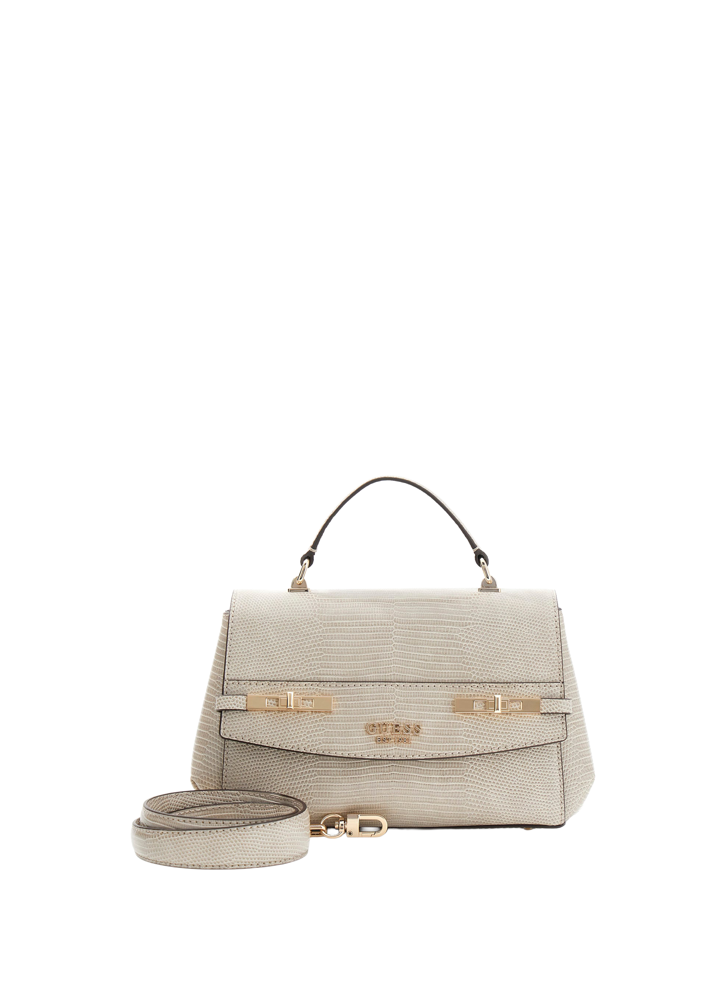 Sac à main texturé Melinda GUESS Beige