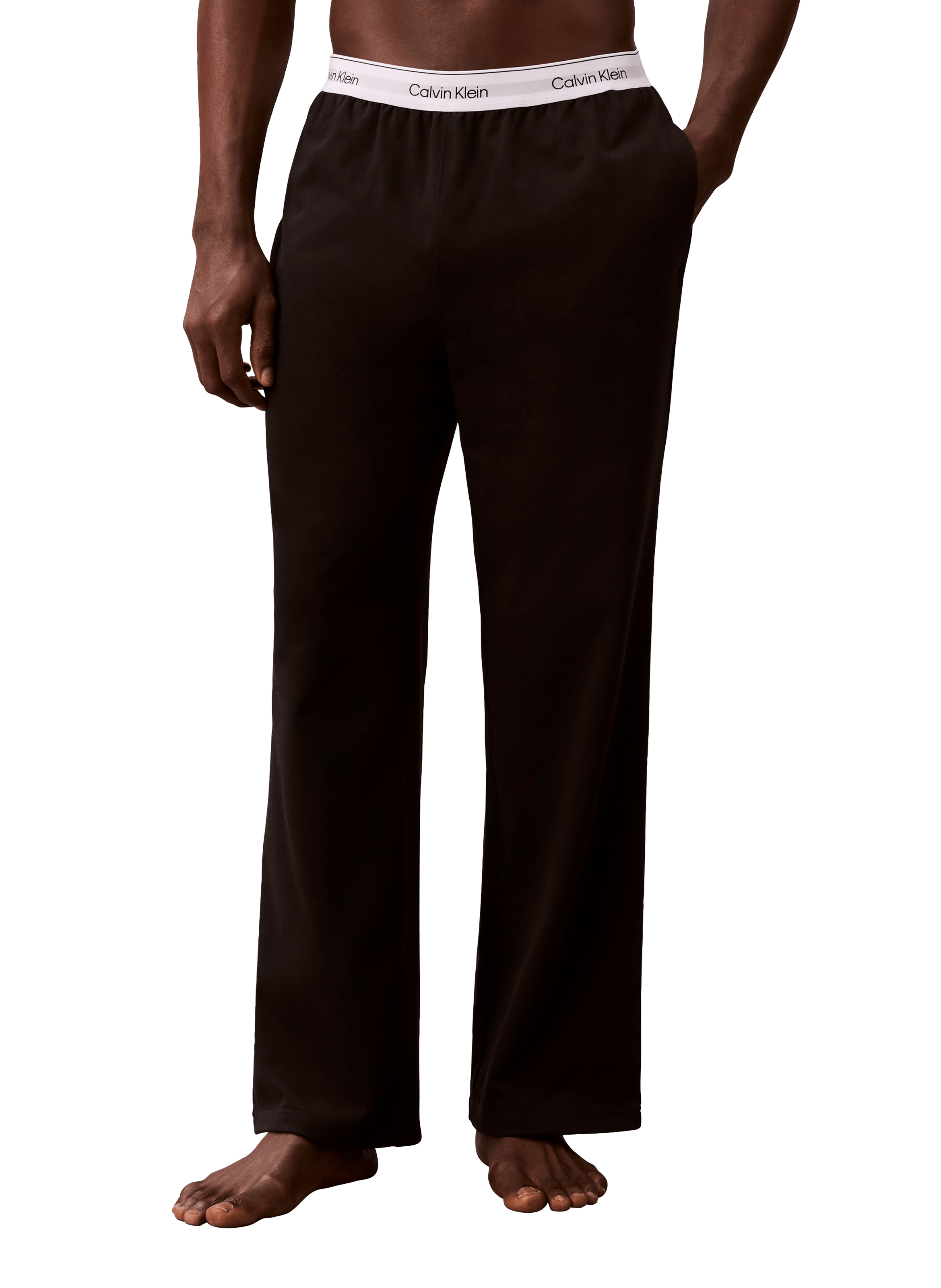 Cotton Trousers CALVIN KLEIN Black