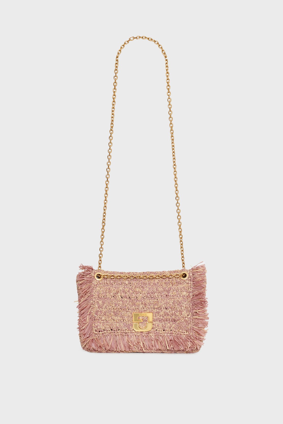 Sac en raphia chiné - le fanny GERARD DAREL Violet