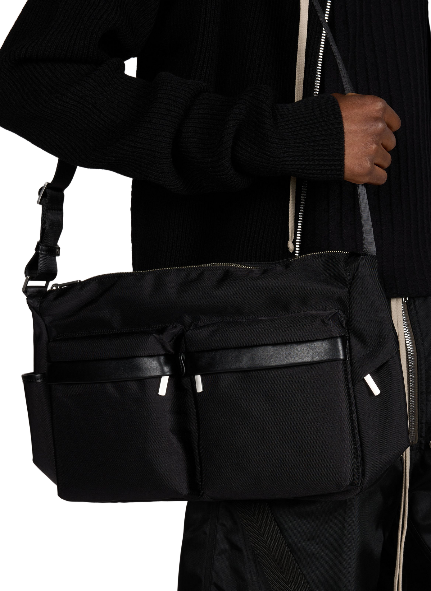 Adjustable plain bag SAISON 1865 Black