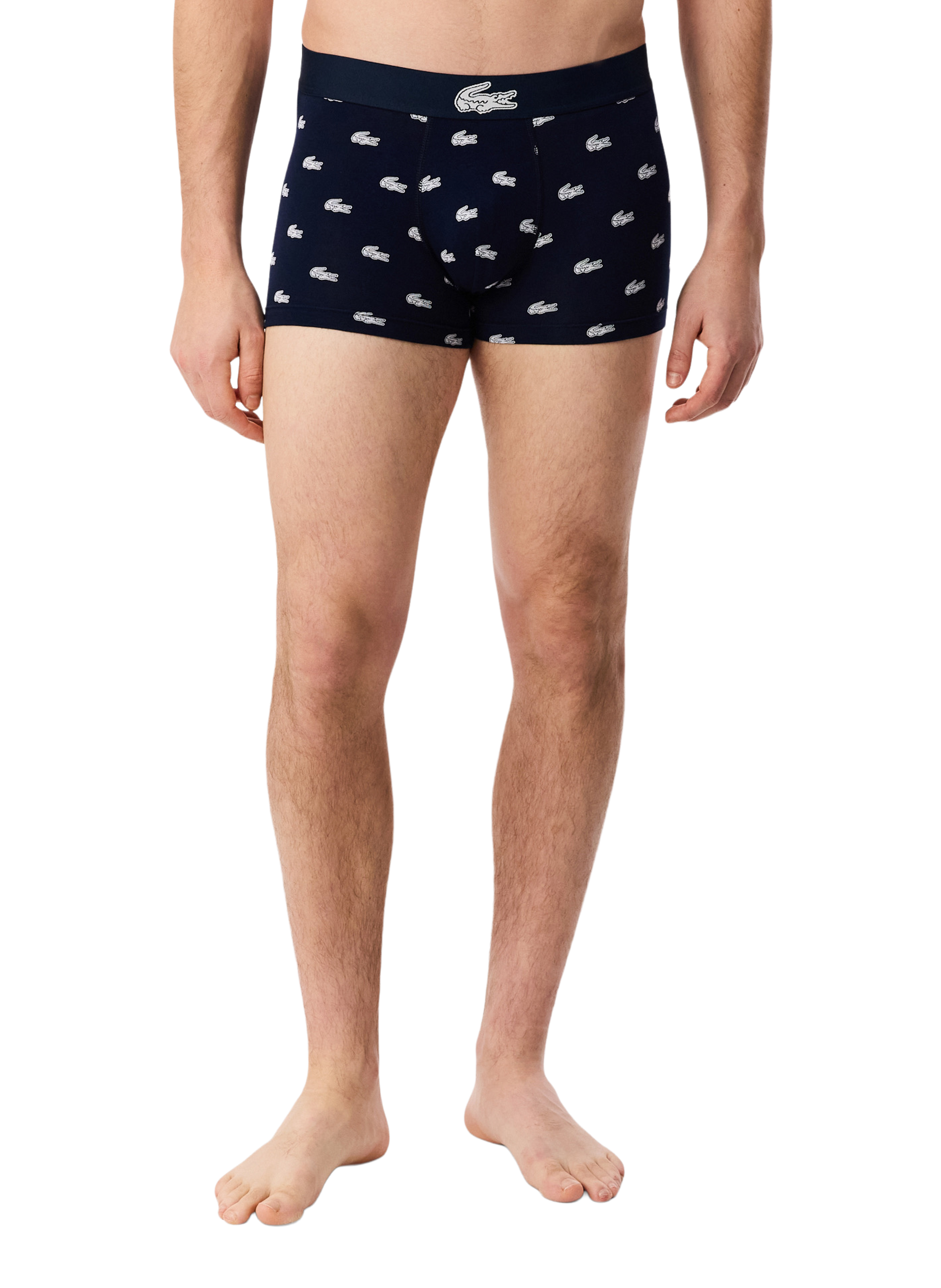 Lot de trois boxers en coton mélangé LACOSTE Multicolore