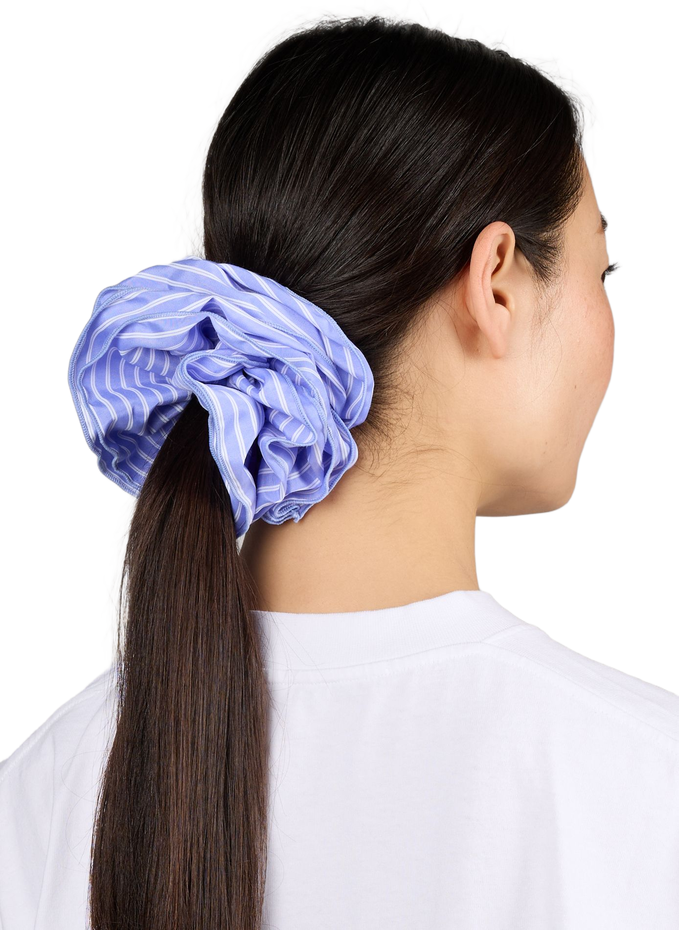 Striped scrunchie SAISON 1865 Blue