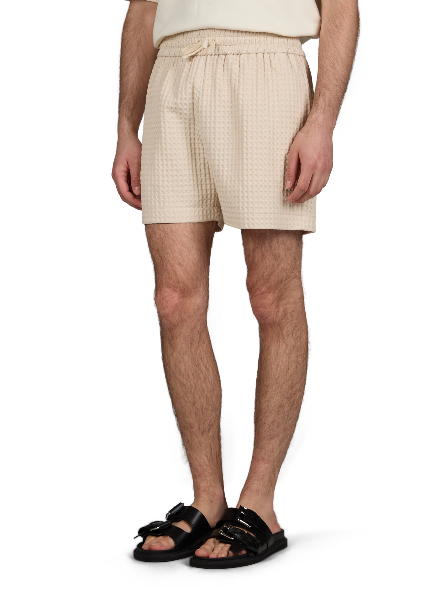 Short Herelle en coton gaufré MAISON LABICHE Beige