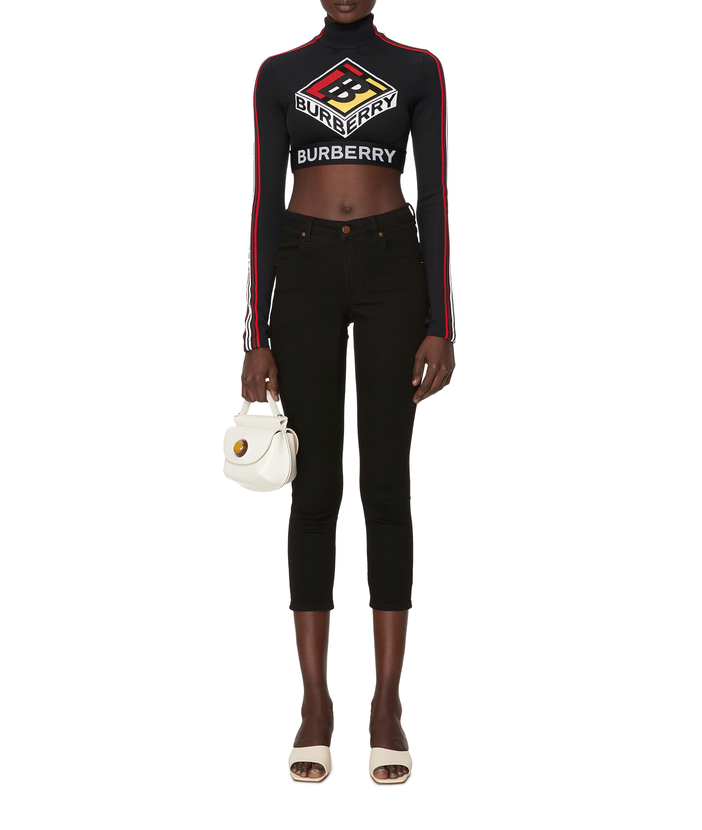 Seine Mid Rise 27" cotton Jeans UNIVERSAL STANDARD Black