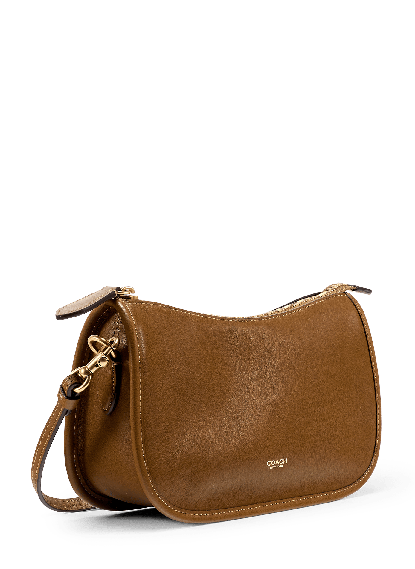 Sac Waverly en cuir grainé  COACH Vert