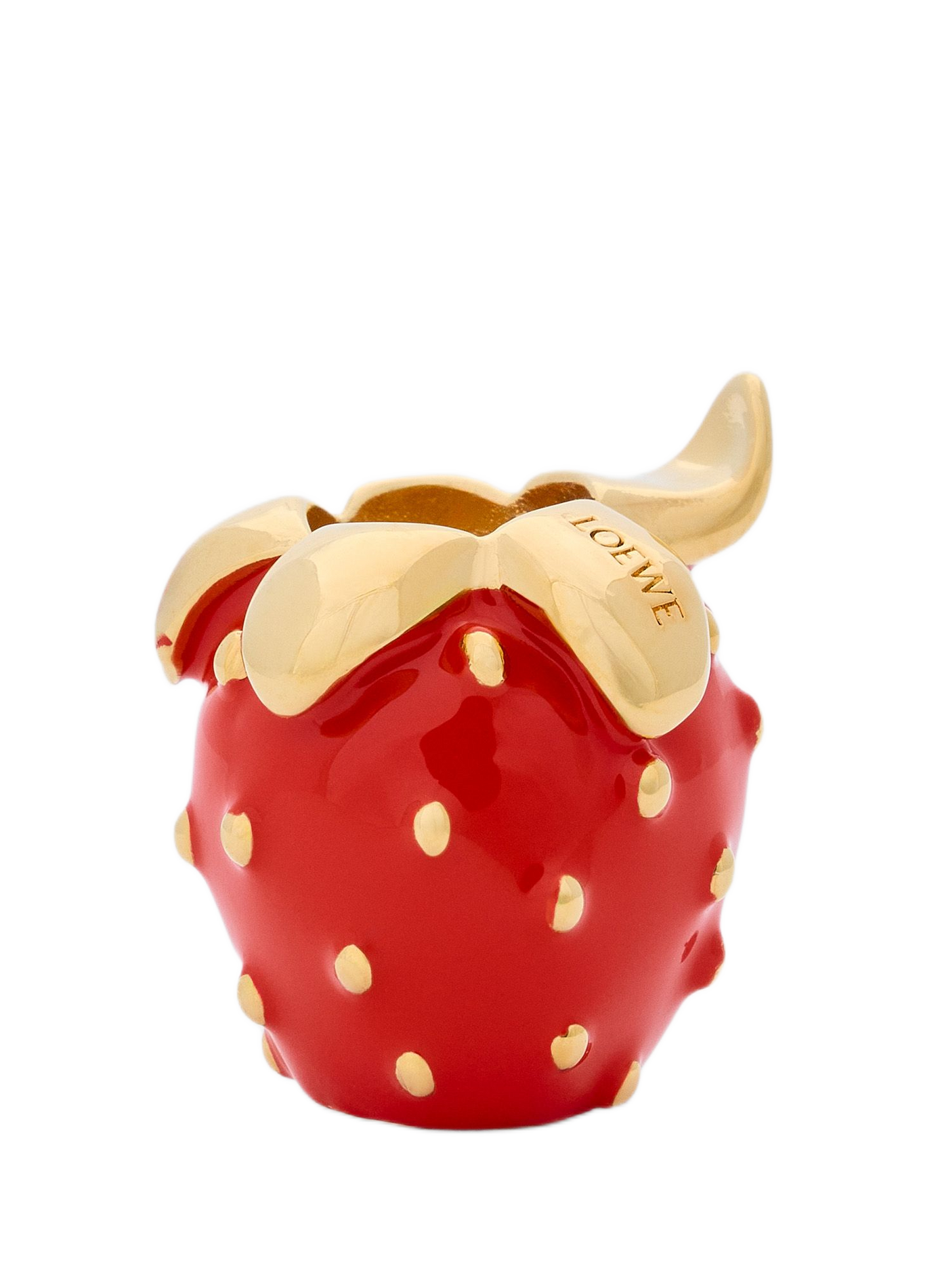 Metallic Strawberry Charm LOEWE Red