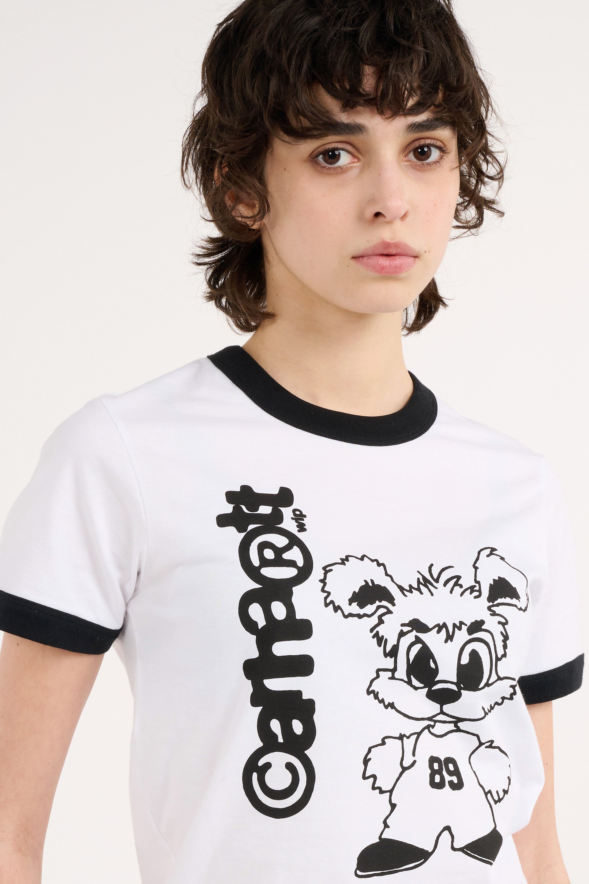 T-shirt w' s/s ip ringer t-shirt CARHARTT WIP Blanc