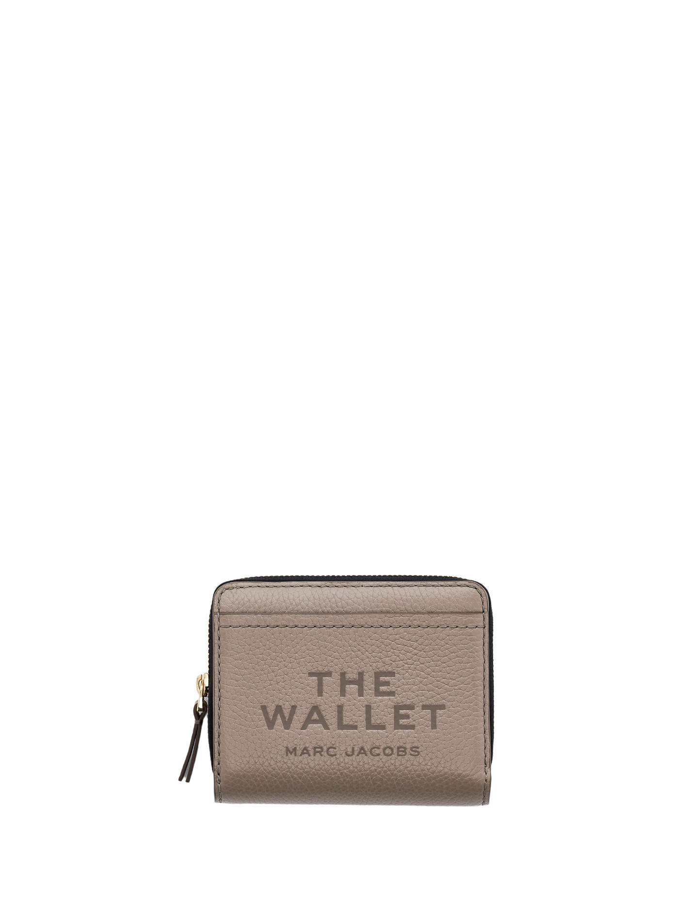 Small leather wallet The Leather Mini Compact Wallet Cement