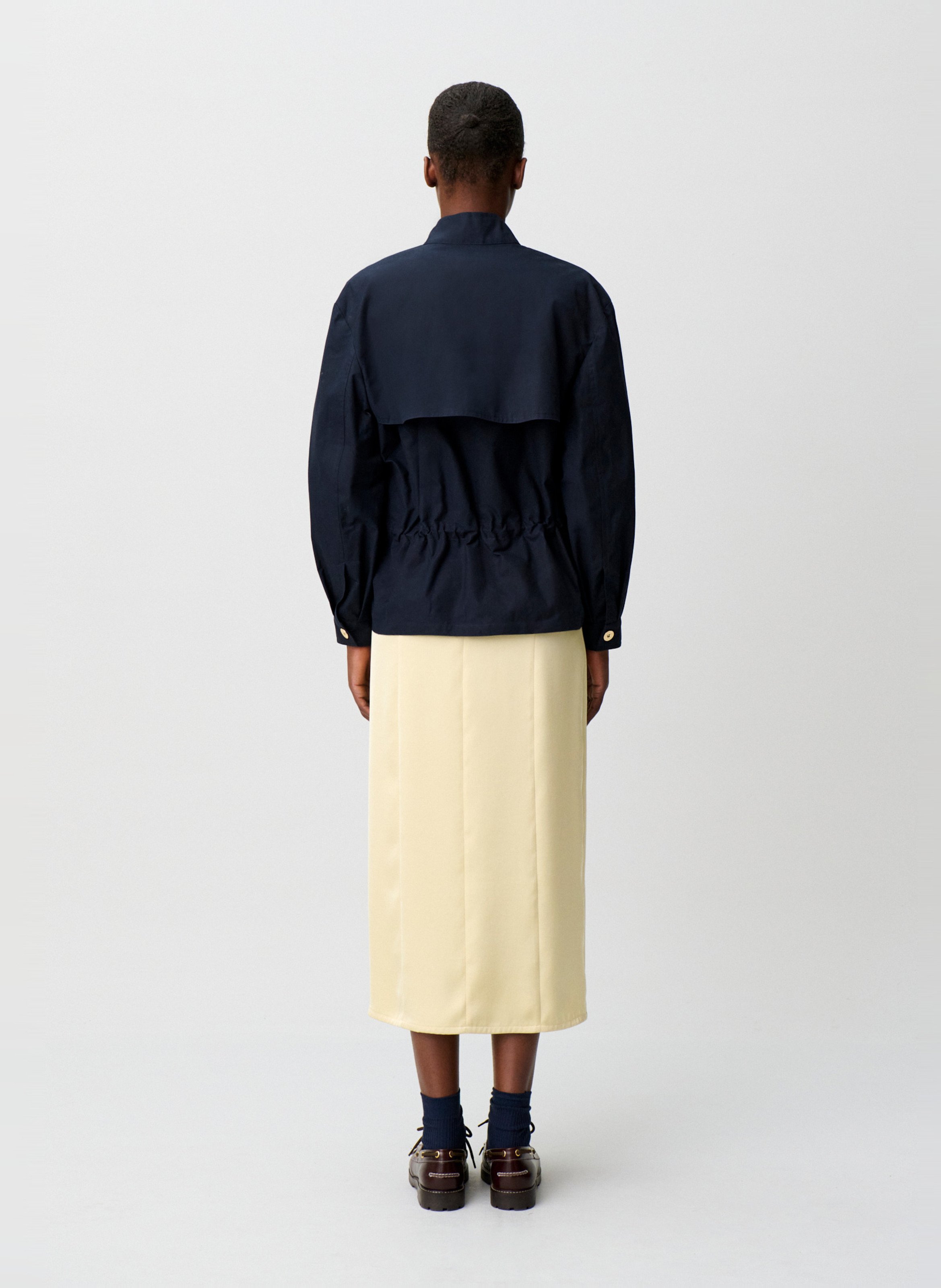 Veste ajustable boutonnée unie CLAUDIE PIERLOT Bleu