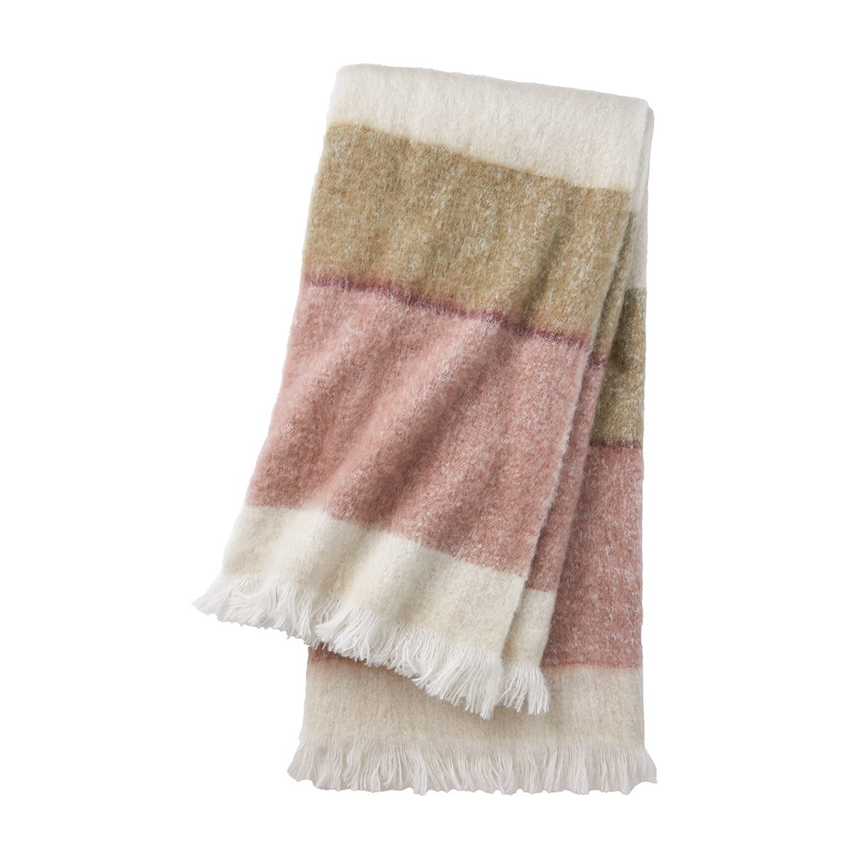 Plaid en mohair, baikal DESFORGES Violet