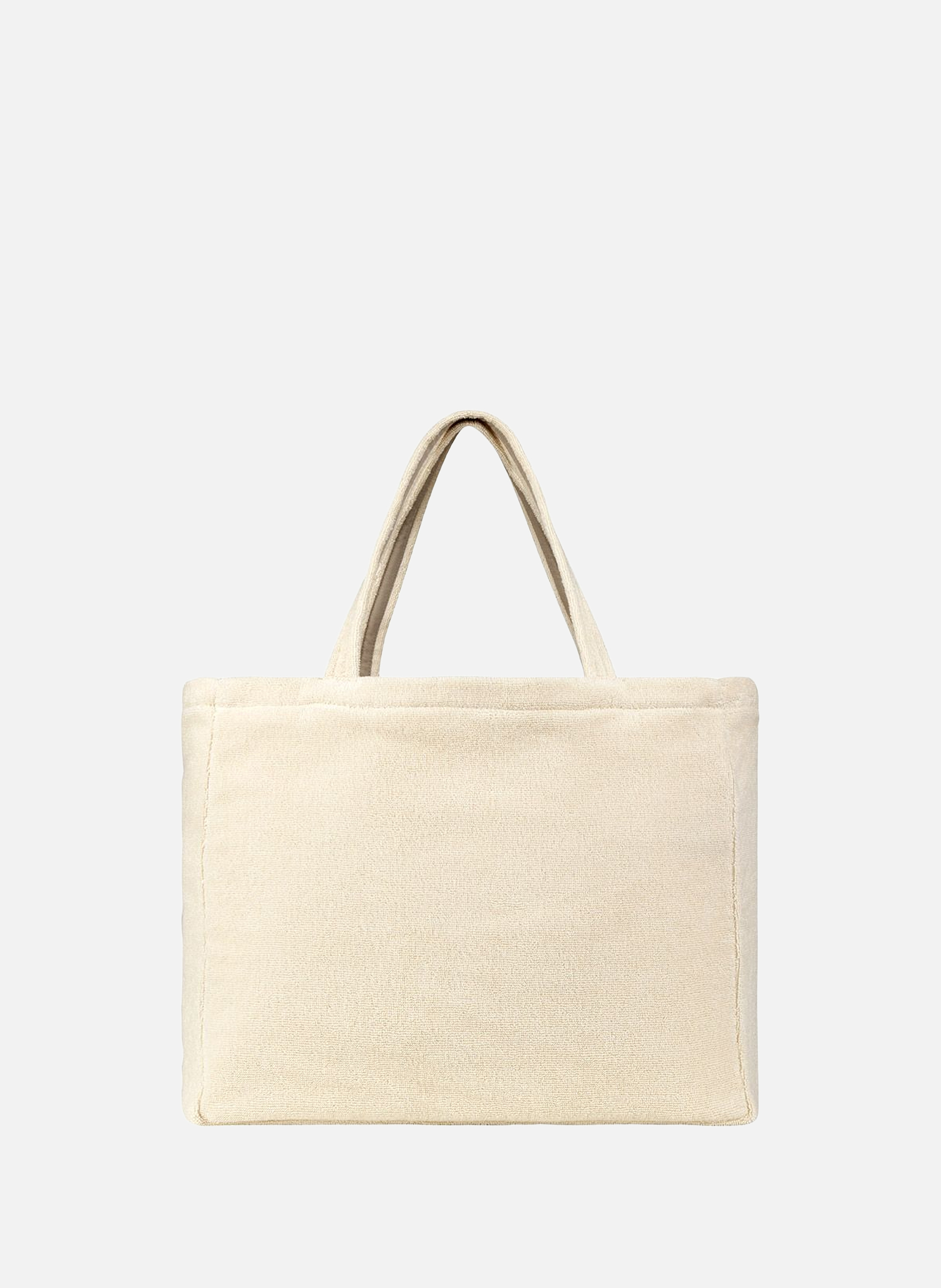 Sac plage  en coton, croisière YVES DELORME Blanc