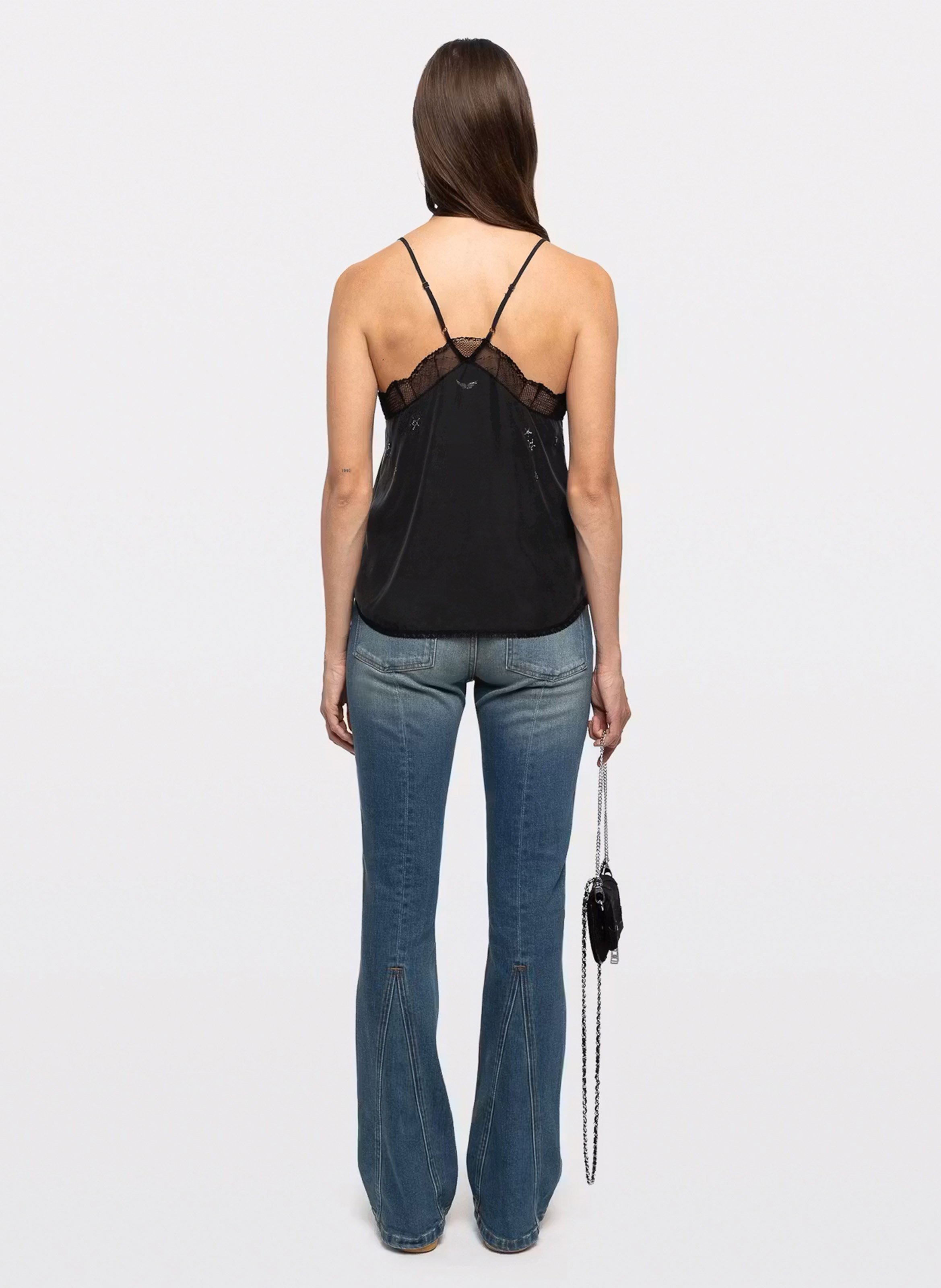 Zijden camisole Christy ZADIG&VOLTAIRE Zwart