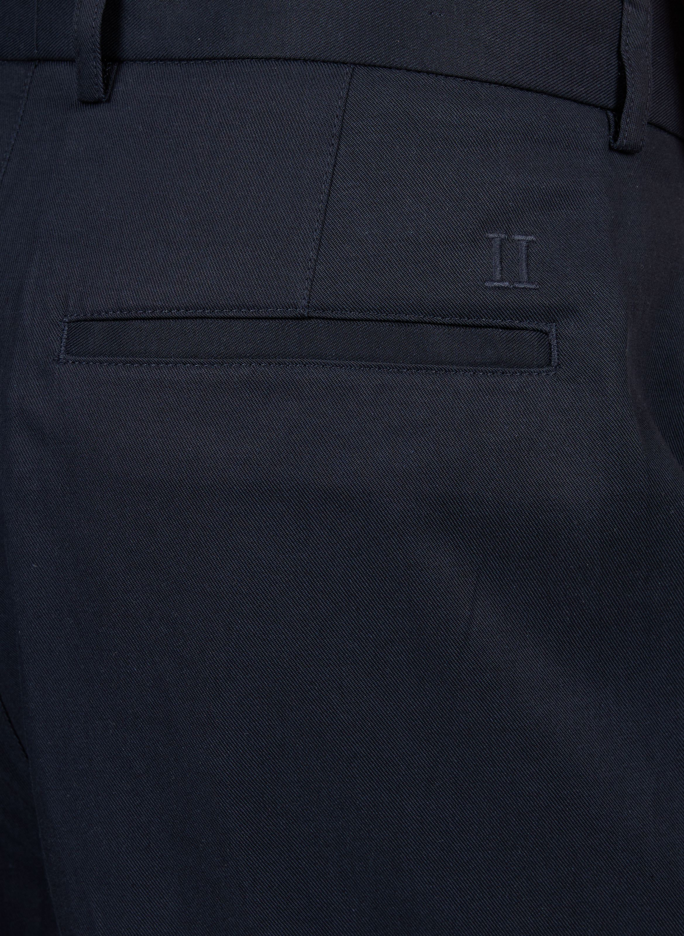 Plain trousers LES DEUX Blue