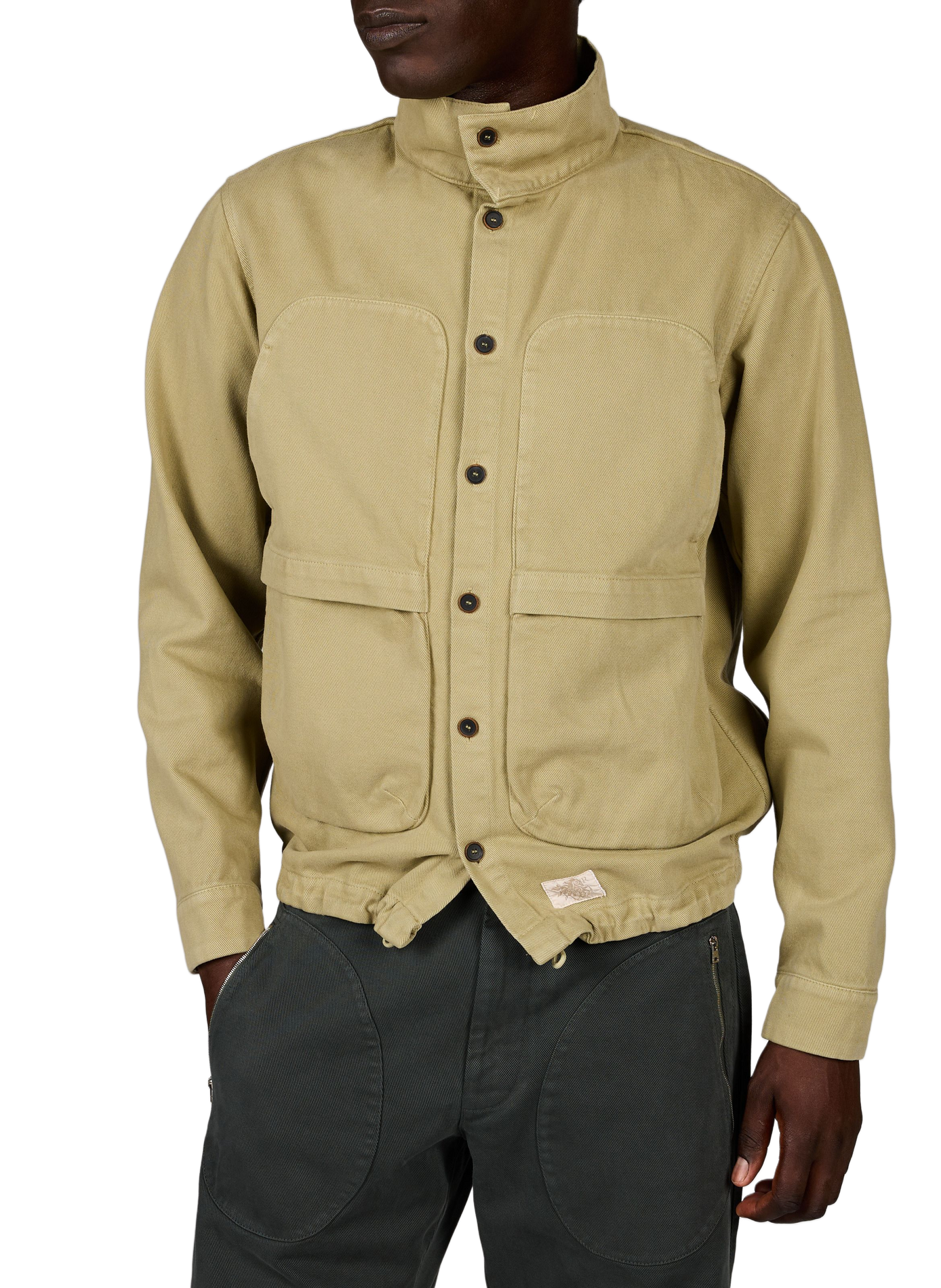 Cotton denim jacket RANRA Khaki