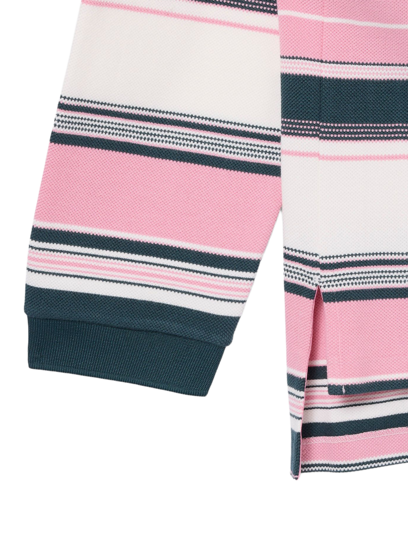 Polo Oziris droit rayé en coton LACOSTE Multicolore