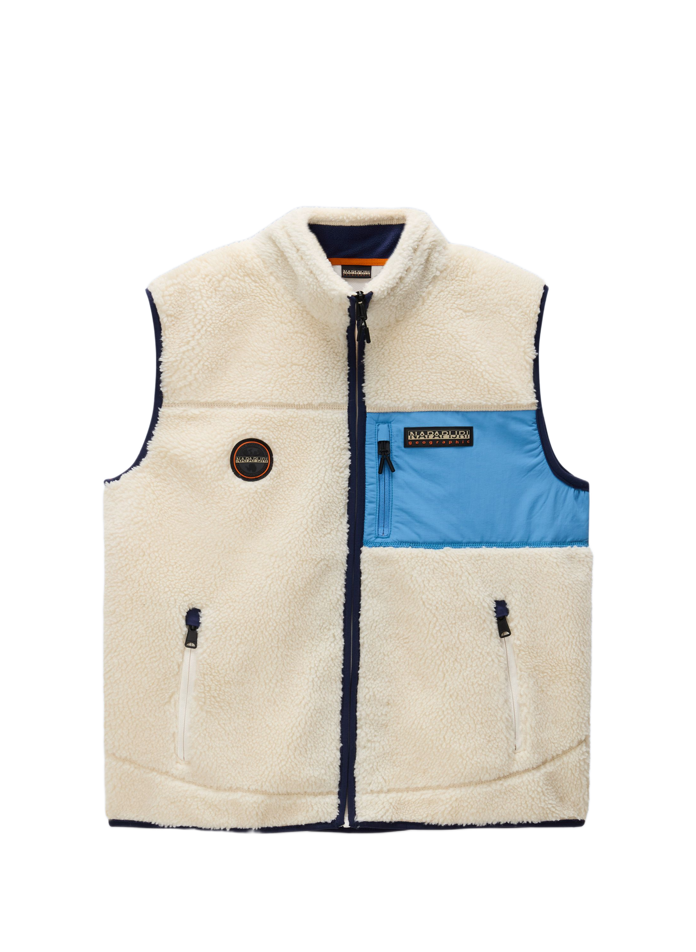 Zip-up sherpa vest NAPAPIJRI Multicolour