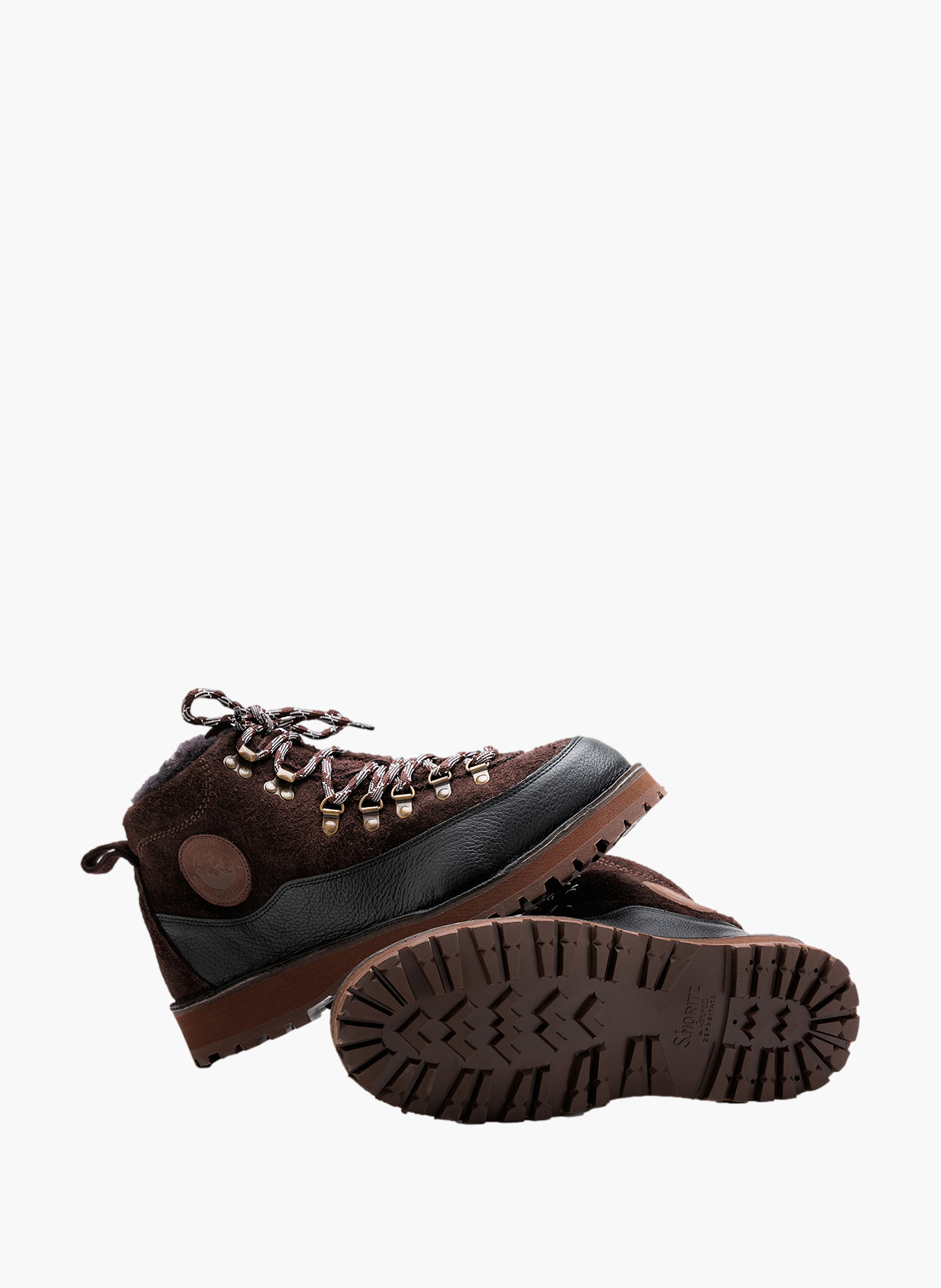 Bottines subzero en cuir NAKED WOLFE Marron