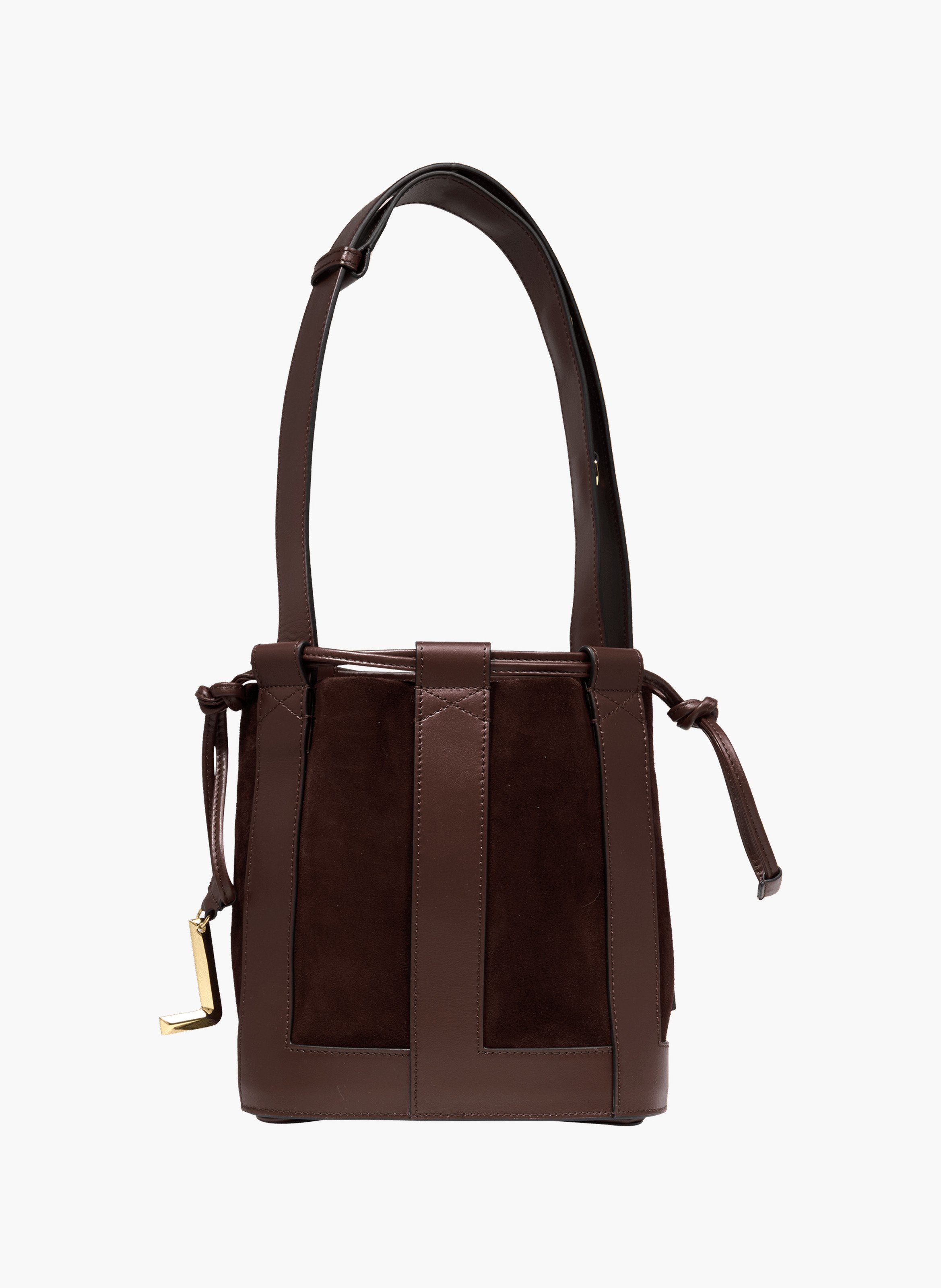 Sac seau m elles de lancel en cuir LANCEL Marron