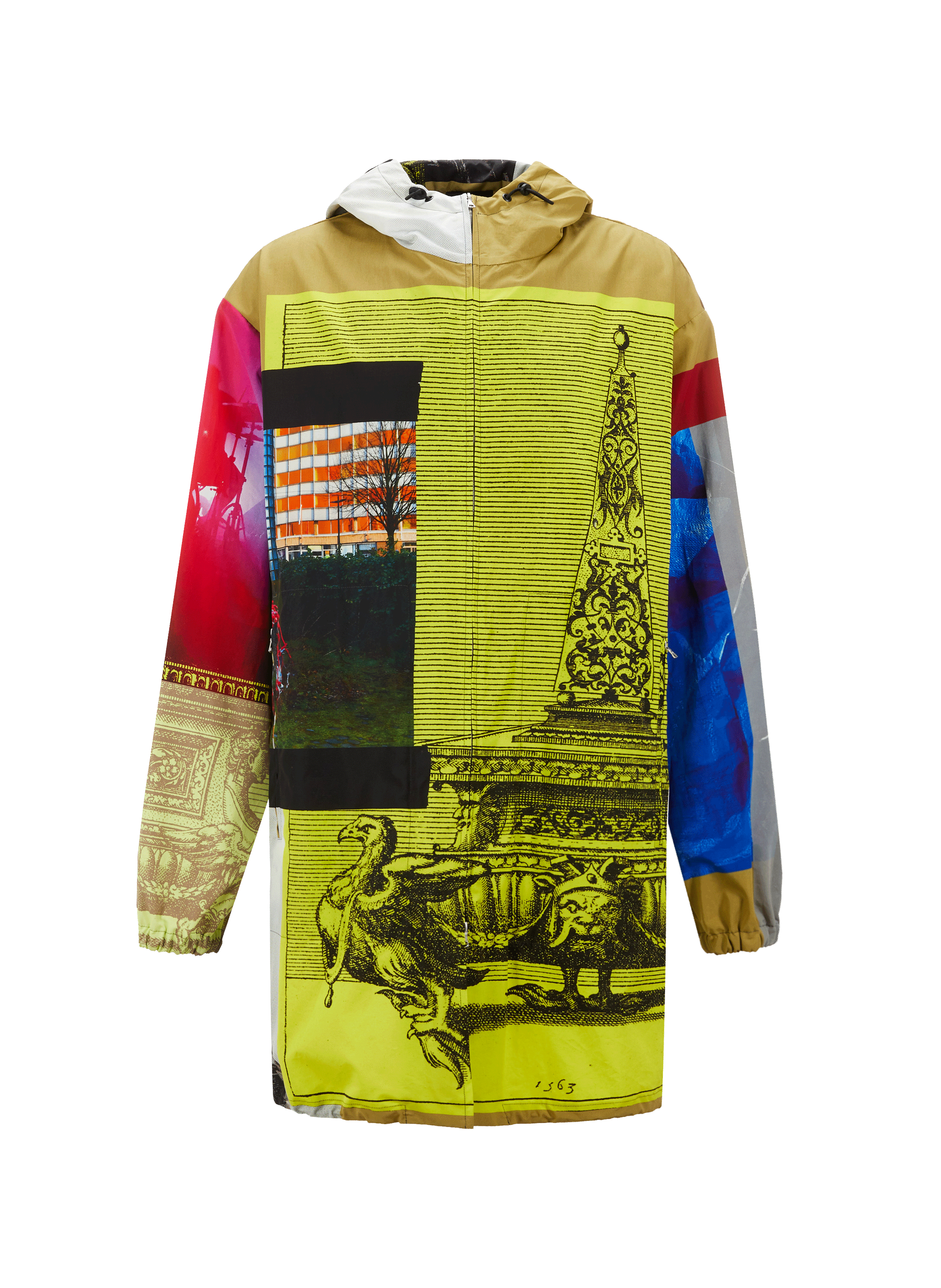 Veste imperméable Varni à patchwork