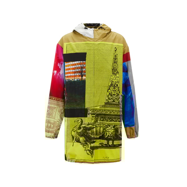 Veste imperméable Varni à patchwork