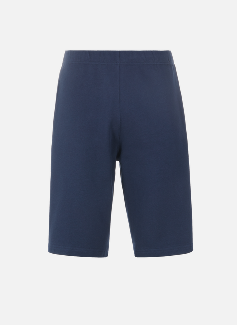 Blue cotton Bermuda shortsKENZO 