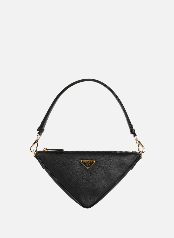 PRADA Leather Triangle Handbag