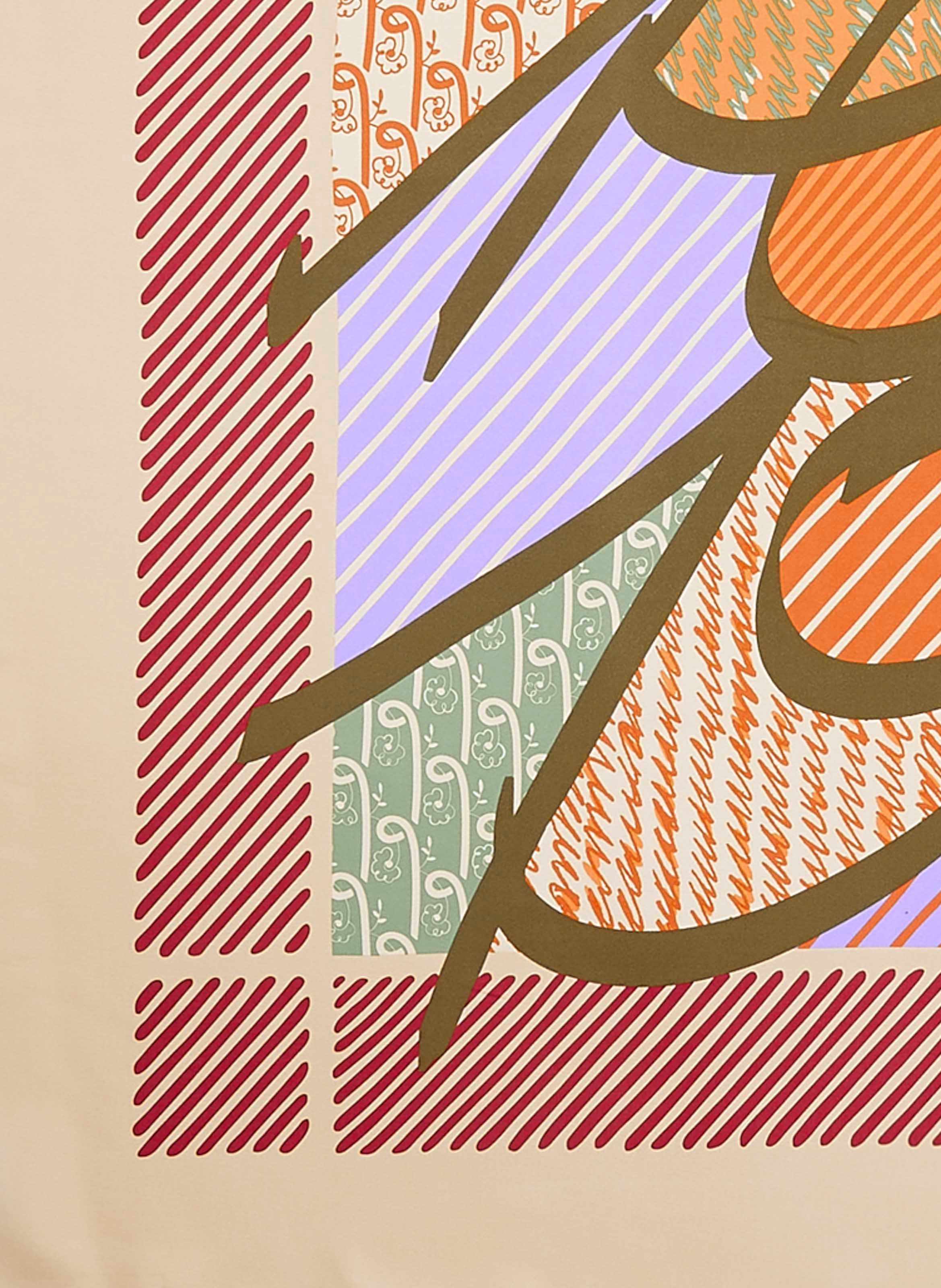 Carré de soie Via Volta