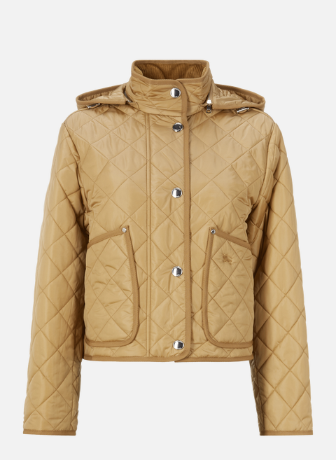 Beige quilted jacketBURBERRY 